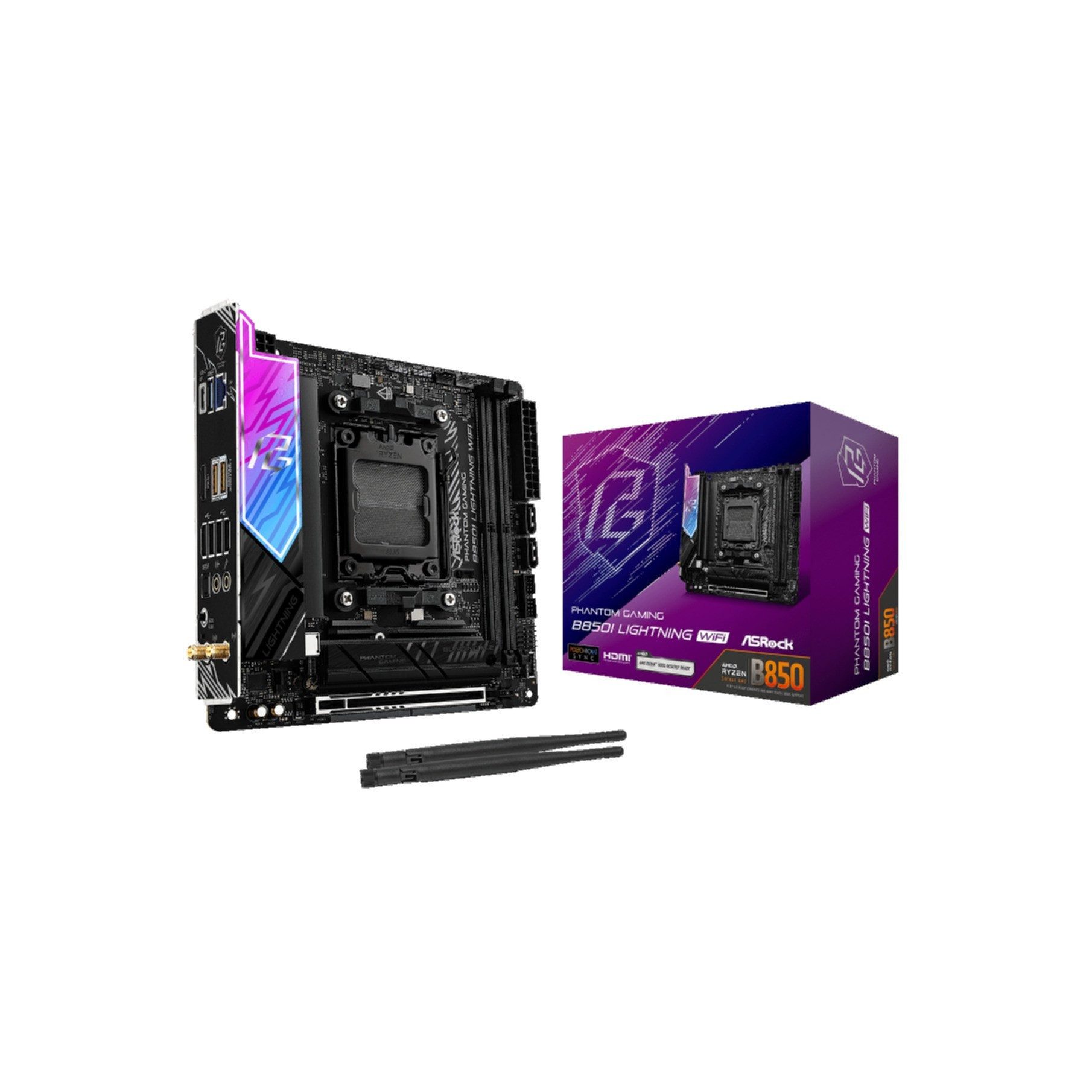 Asrock Phantom Gaming B850I Lightning WiFi Mainboard