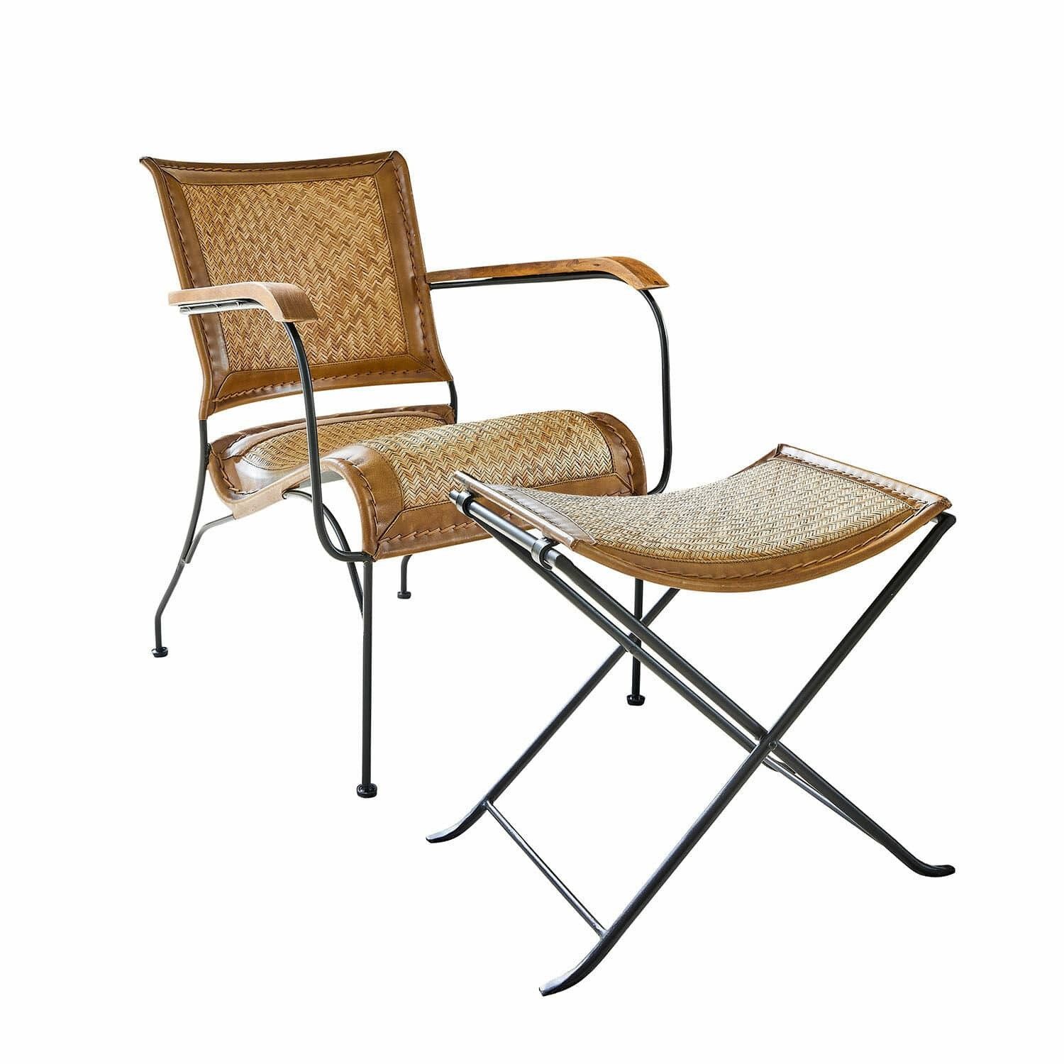 Mirabeau Esszimmerstuhl Stuhl mit Hocker Dauvron braun/schwarz