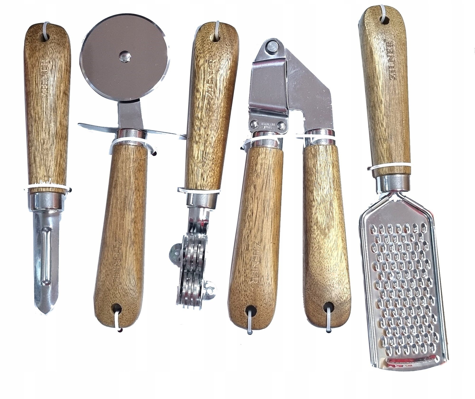 Zilner Küchenorganizer-Set Set Reibe Knoblauchpresse Messerschärfer günstig online kaufen