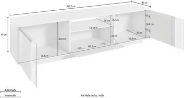 INOSIGN TV-Board Elegant, Breite ca. 180 cm