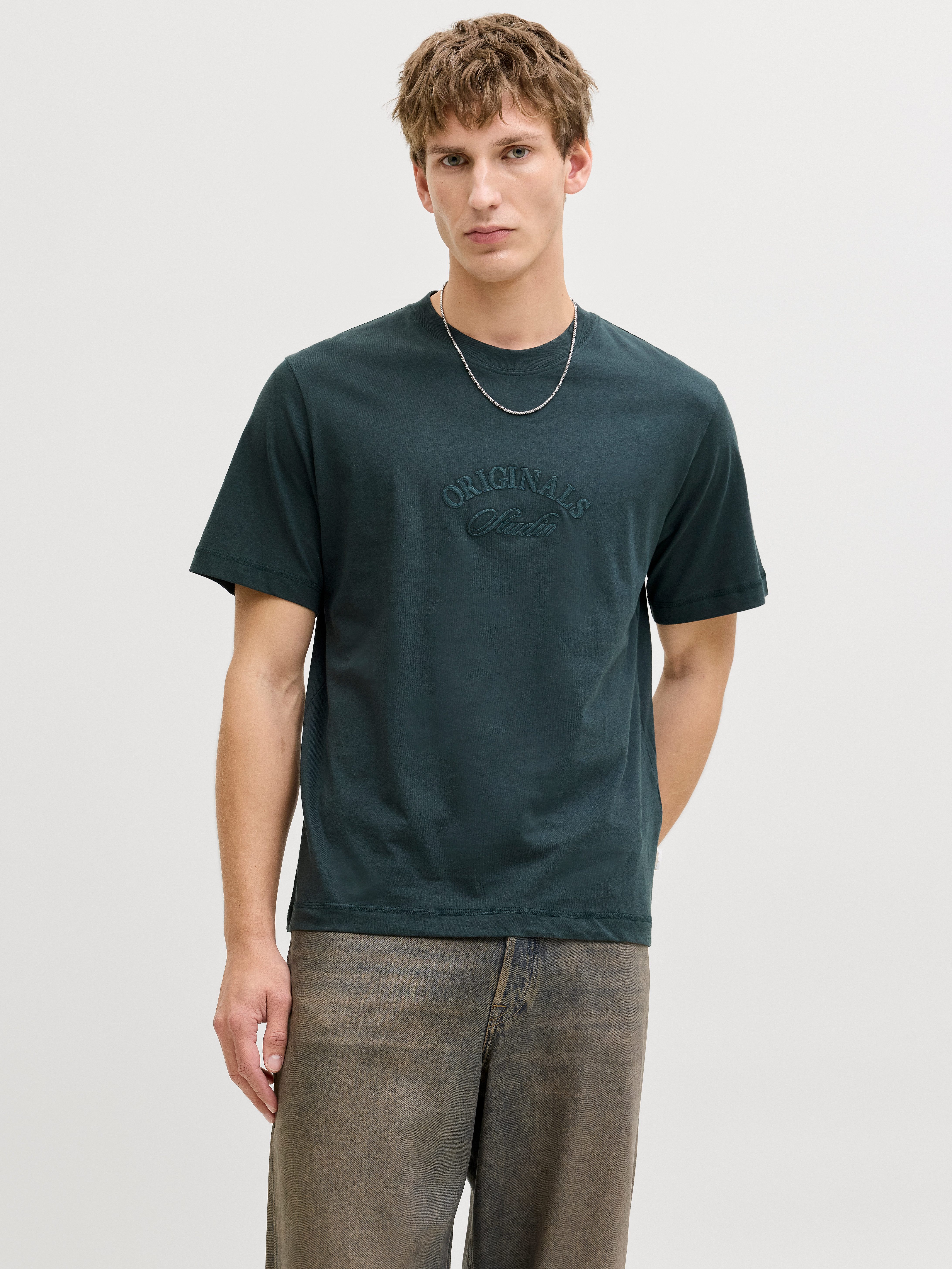 Jack & Jones T-Shirt JORBLEECKER BRANDING TEE SS CN günstig online kaufen