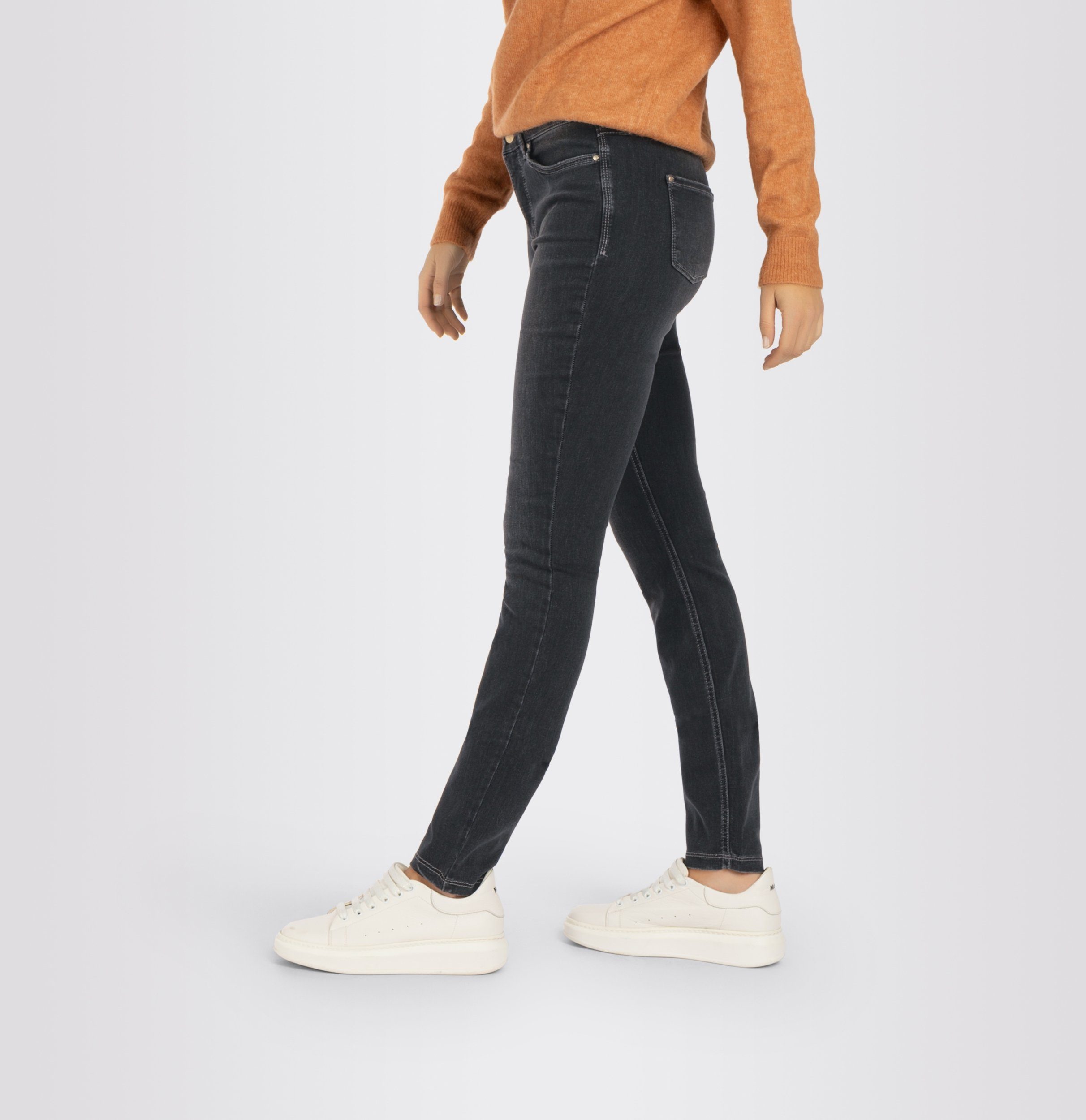 authentic Grau DREAM Dream MAC JEANS 5-Pocket-Jeans SKINNY, -