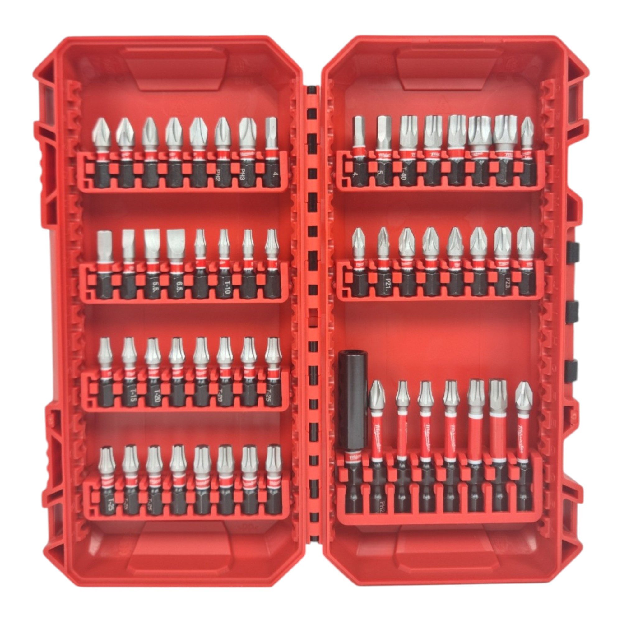 Milwaukee Bit-Set SHOCKWAVE IMPACT DUTY 56 tlg. (4932492006) Phillips / Pozidriv