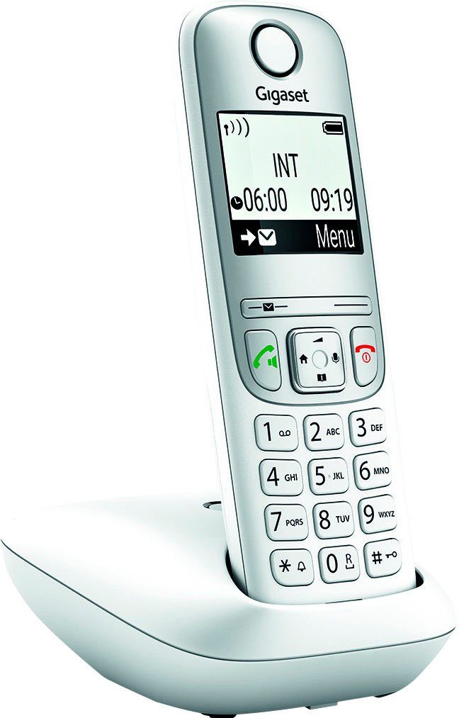 1) A690 (Mobilteile: Gigaset weiß DECT-Telefon Schnurloses