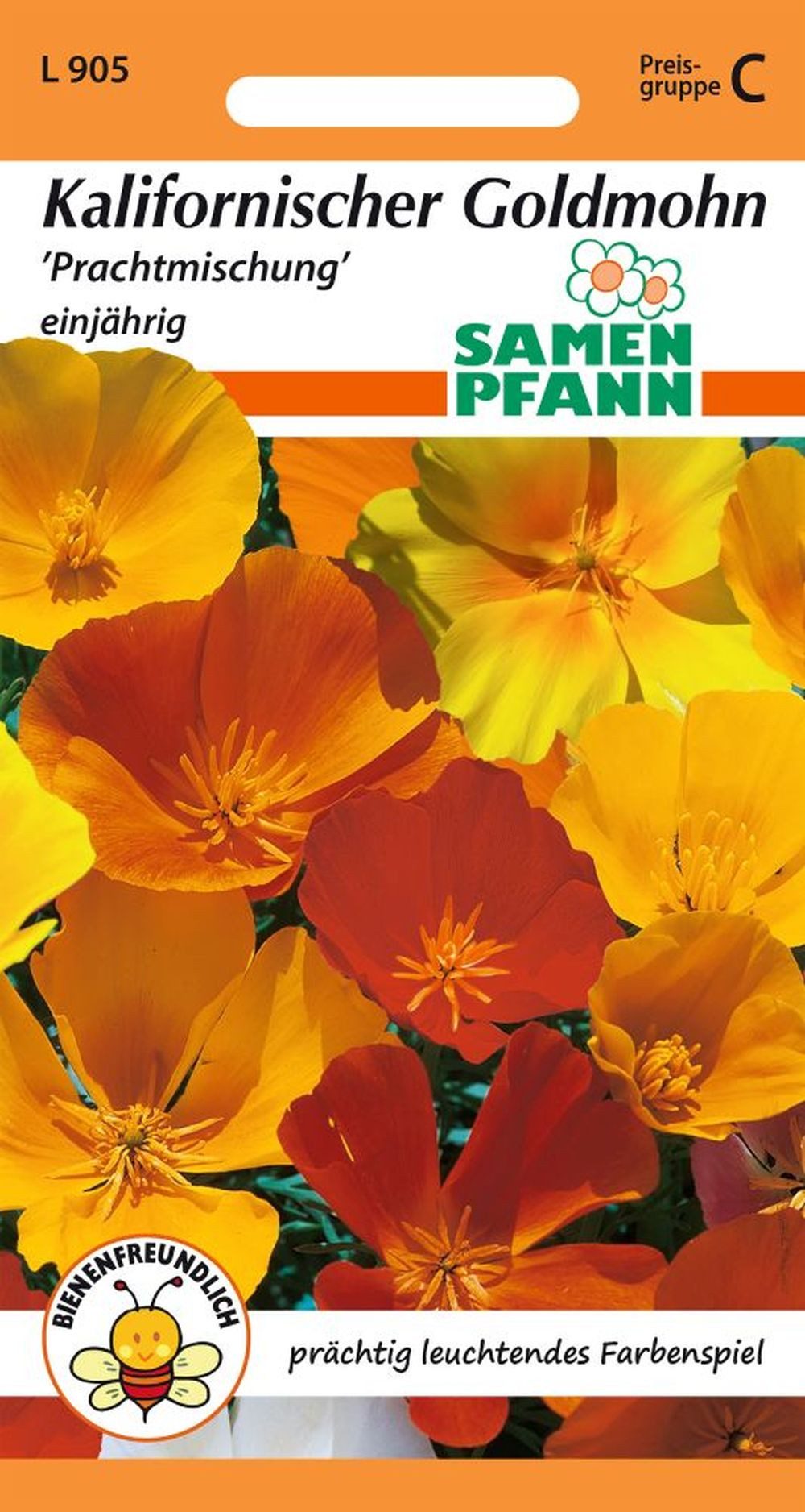 SAMEN PFANN Blumensamen Mohn, Kalifornischer Goldmohn, Prachtmischung - Moh günstig online kaufen