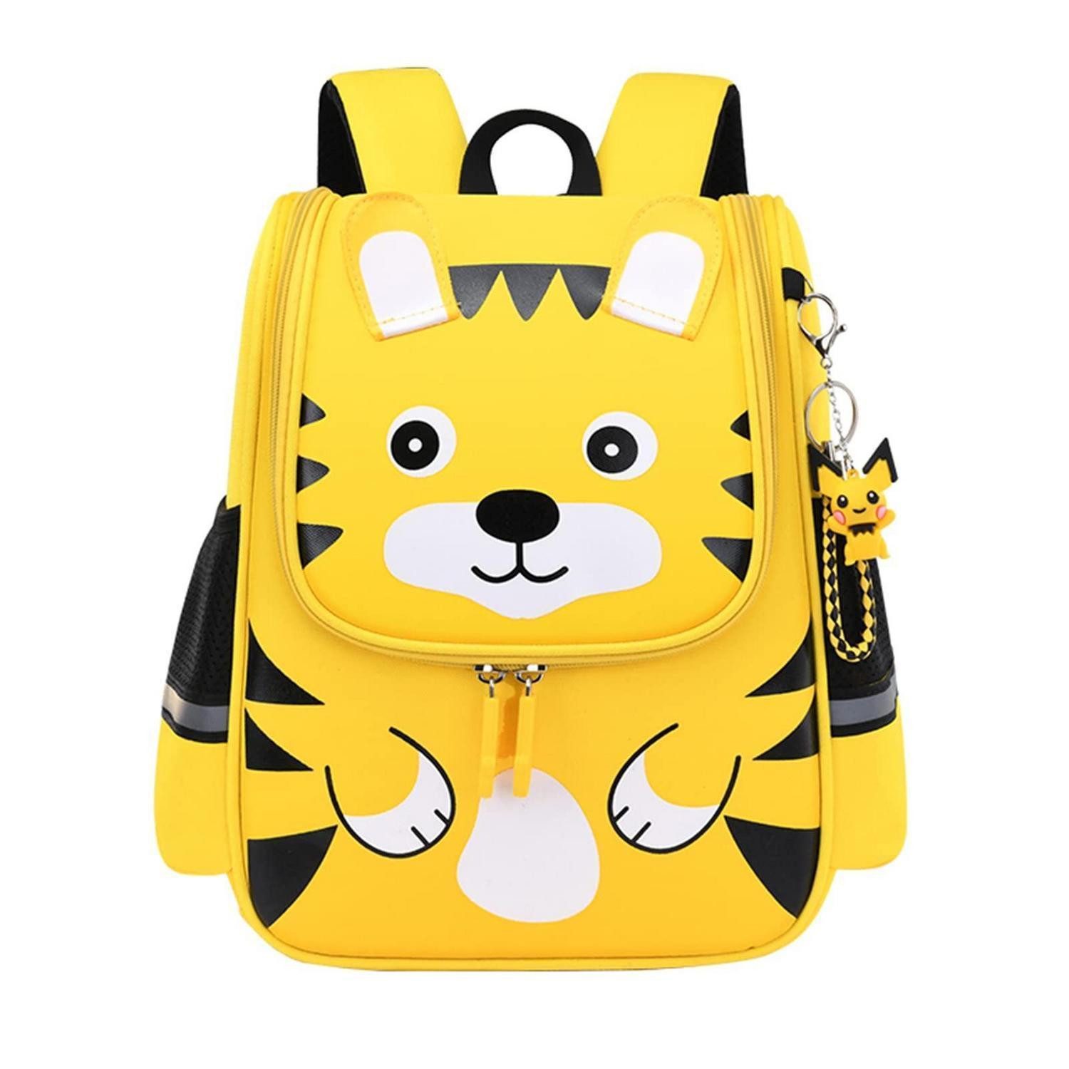 LuxusKollektion Kinderrucksack Kinderrucksack Karikaturmuster Gelb 28x22x12cm