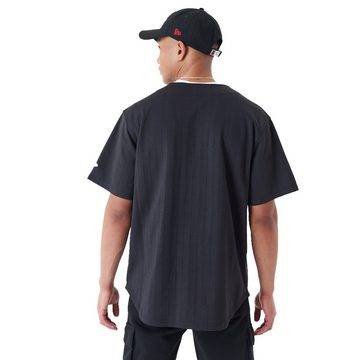 New Era Print-Shirt Oversize Pinstripe Jersey Chicago Bulls