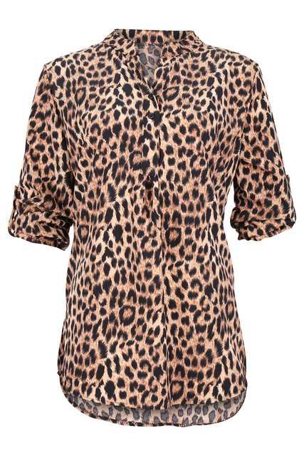 malito more than fashion Schlupfbluse 2310 lockere Bluse Animal Print günstig online kaufen