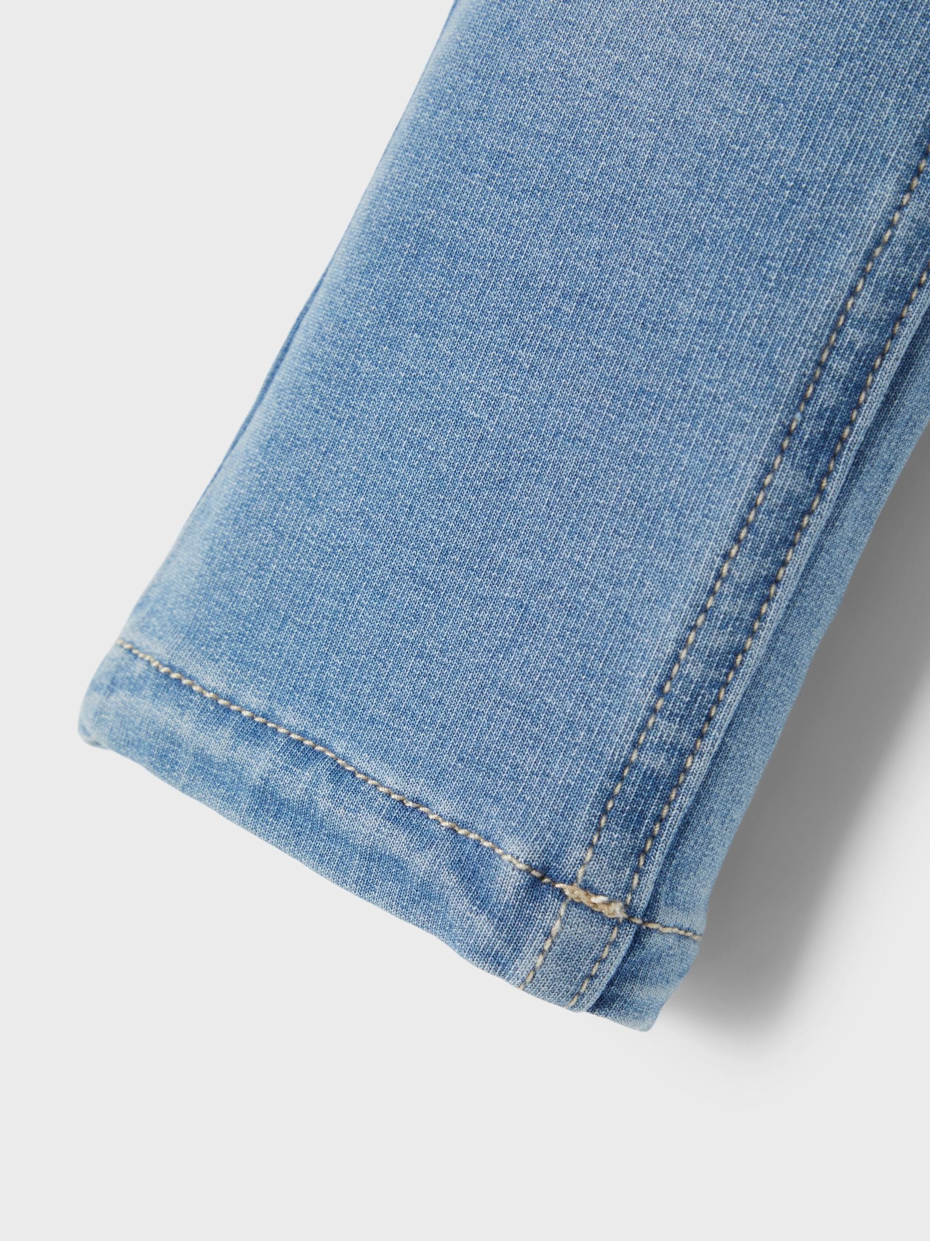 Name It Jeggings Mädchen mit Glitzerbund mit elastischem Bund