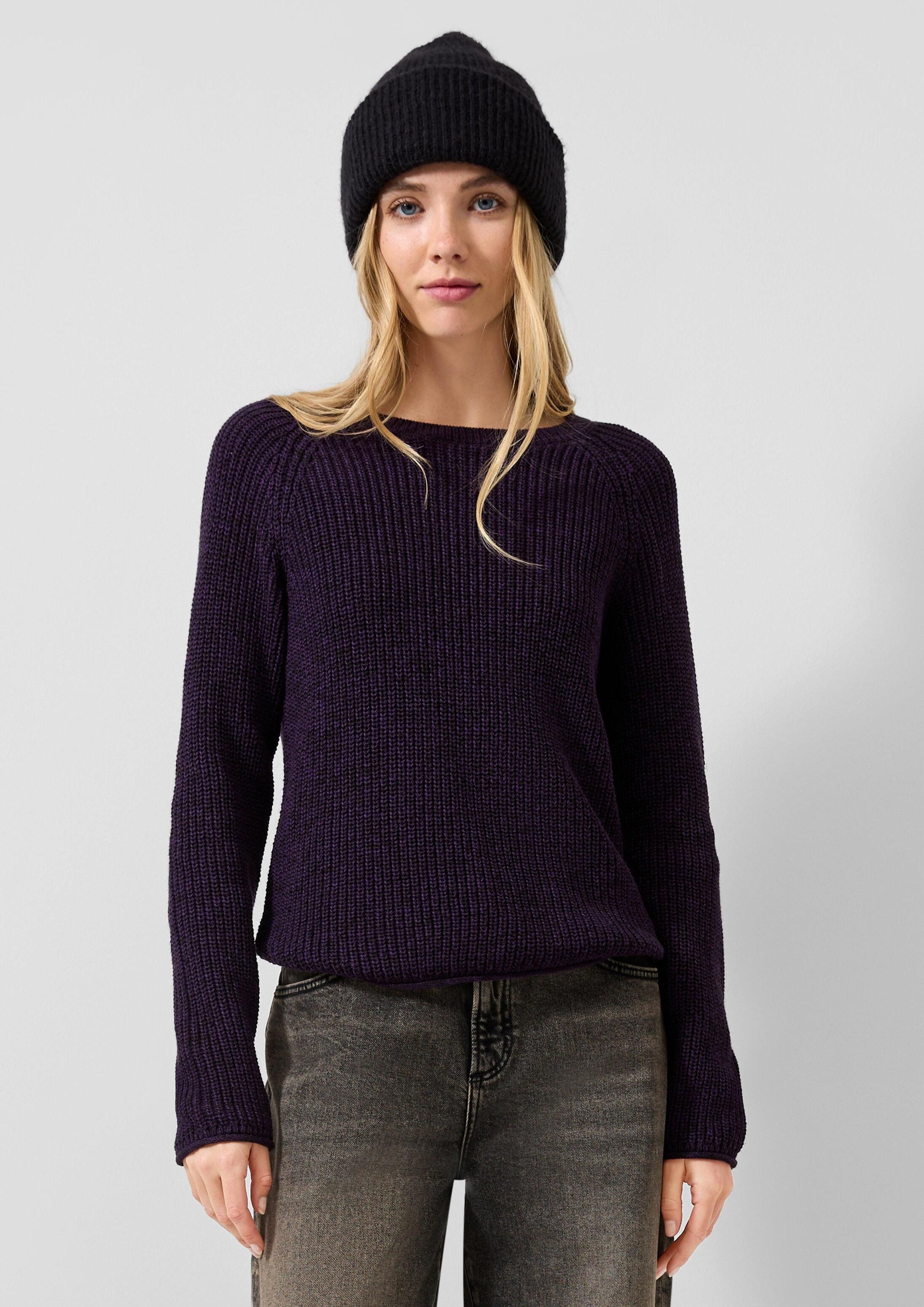 QS Longpullover Strickpullover Strickpullover