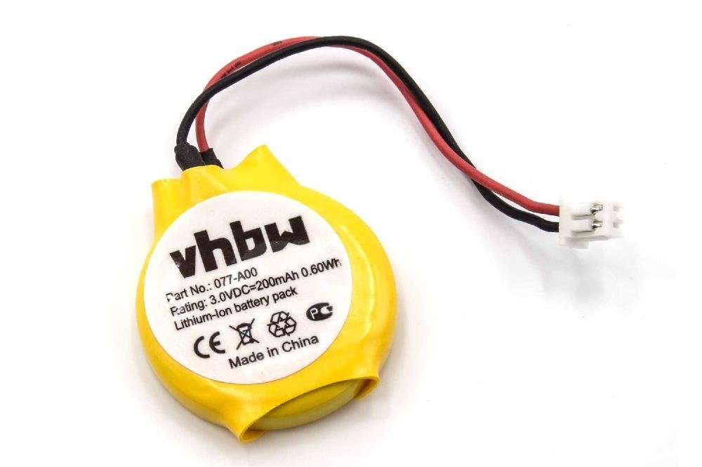 vhbw Akku Li-Ion (3 V) mAh 200