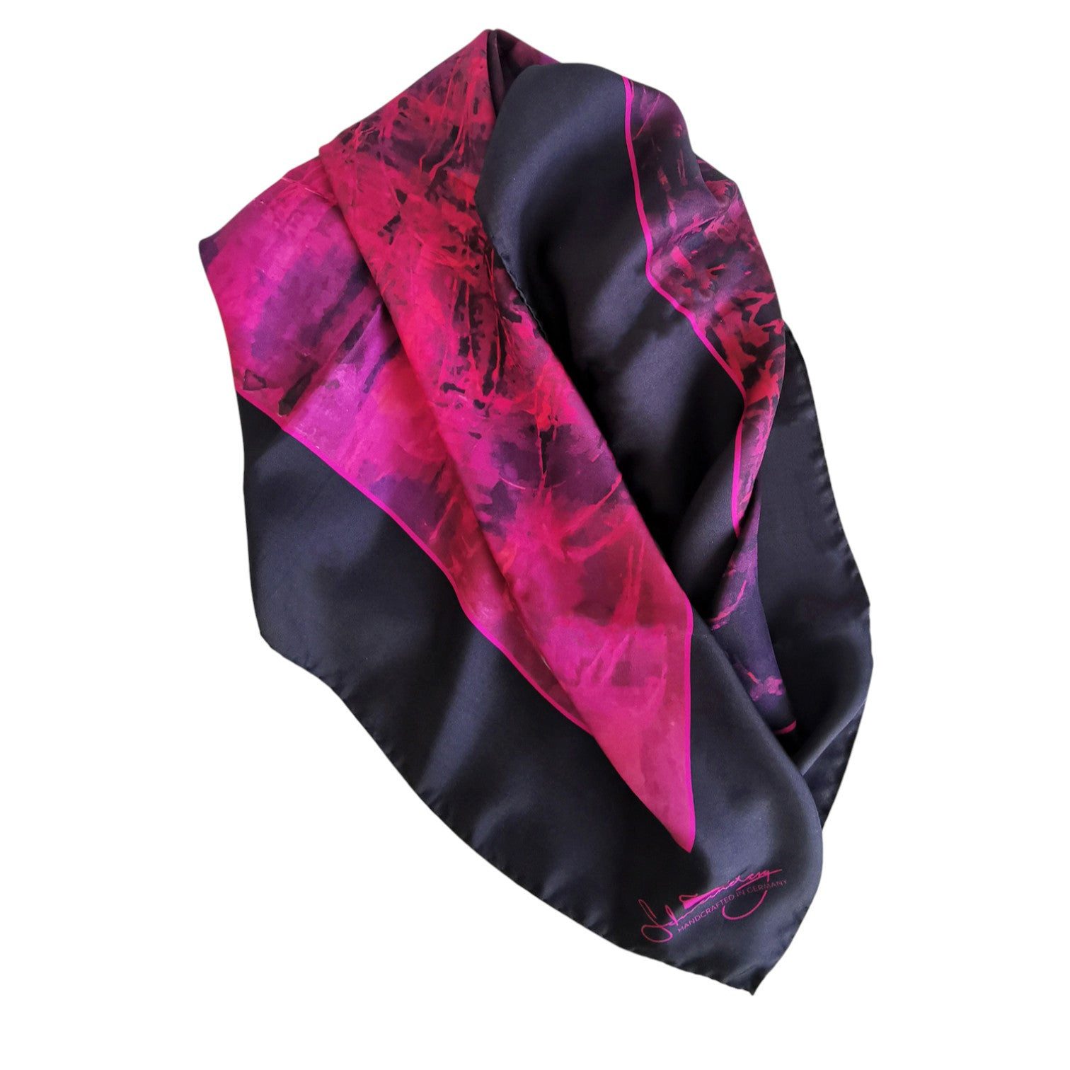 Braun Büffel Seidenschal BB Art Edition No.1 Seidenschal violett