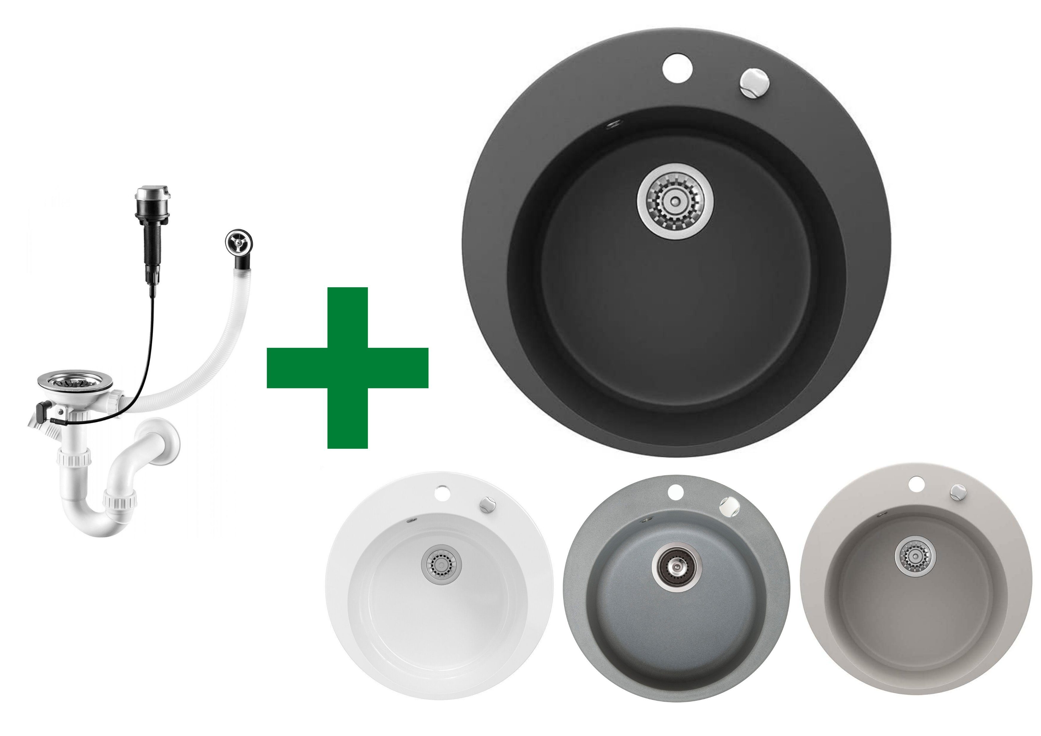 Faizee Möbel Granitspüle Granit Spüle Einbauspüle günstig online kaufen