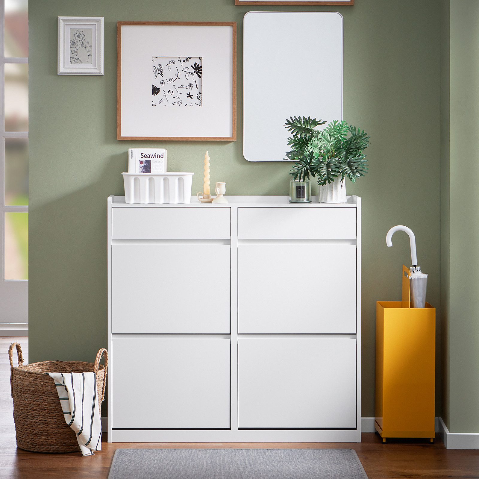 SoBuy Schuhkipper FSR169, Schuhablage, Schuhschrank schmal, Schuhregal, Sch günstig online kaufen