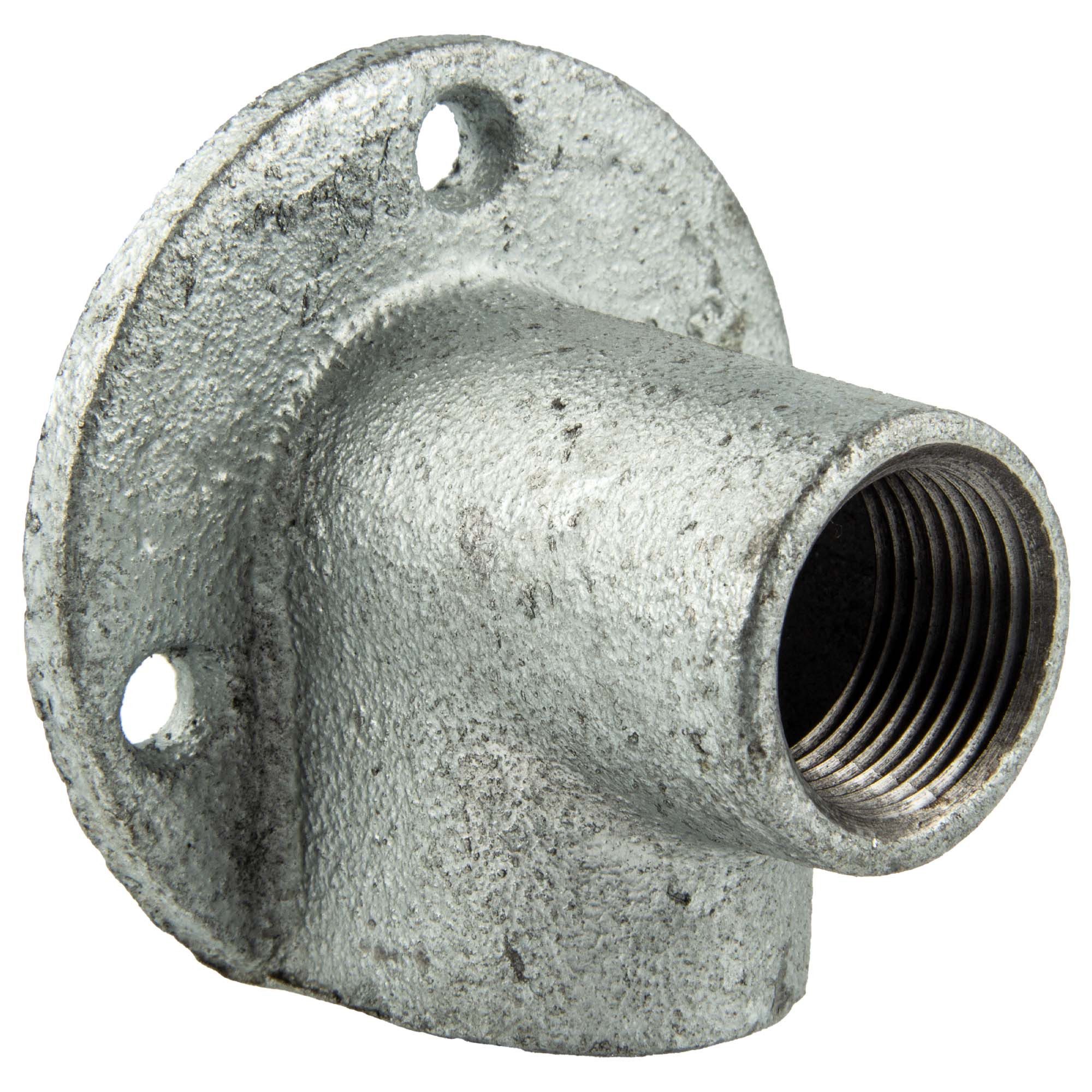 GEBO Gewindefitting Temperguss-Gewindefitting verzinkt Deckenwinkel, 1/2 Zoll