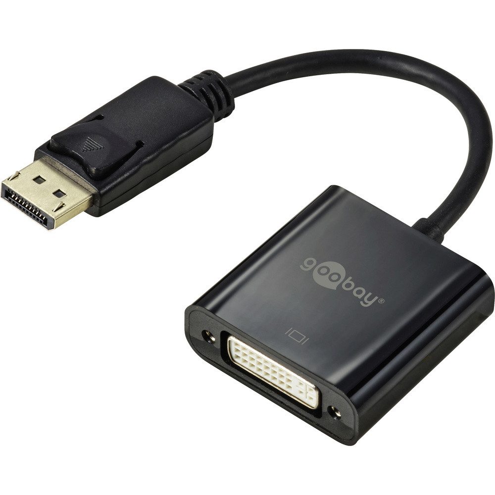 Goobay Goobay 69873 DisplayPort / DVI Adapter [1x DisplayPort Stecker - 1x DV TV-Adapter, 15.00 cm