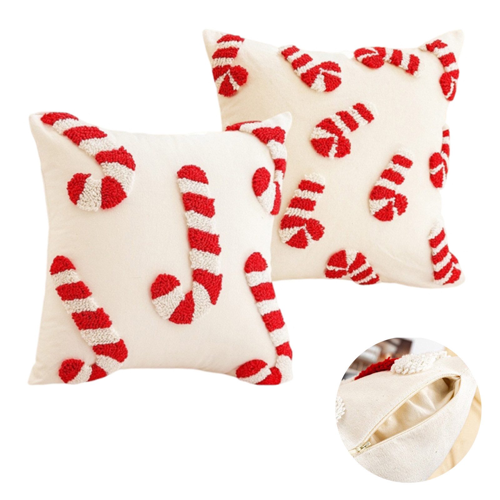 MODFU Kissenbezüge Weihnachtskissenbezug Sofa Kissenhülle Kopfkissenbezug günstig online kaufen