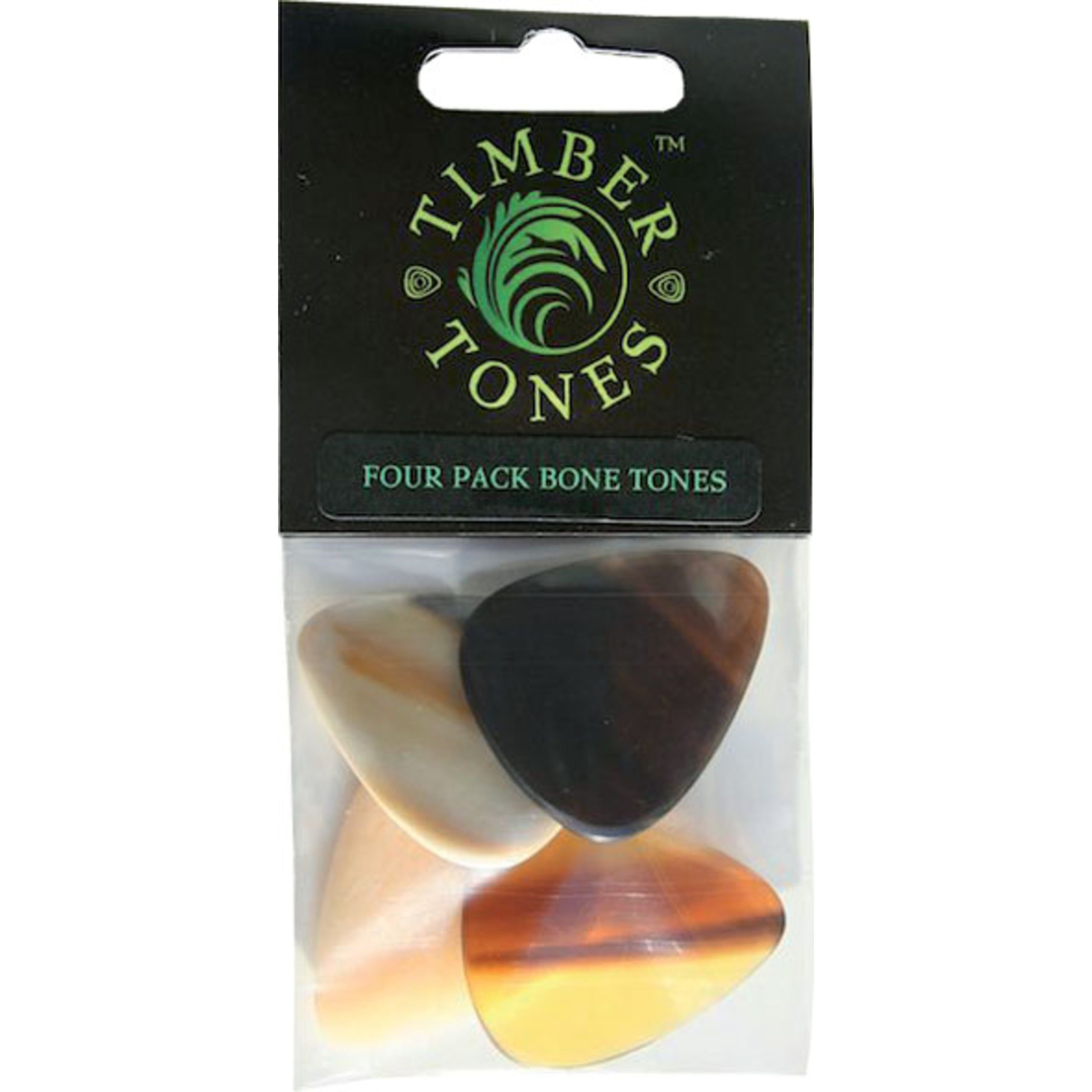 Timber Tones Plektrum, Bone Tones Mixed Pack MB4 4er Pack - Plektren Set