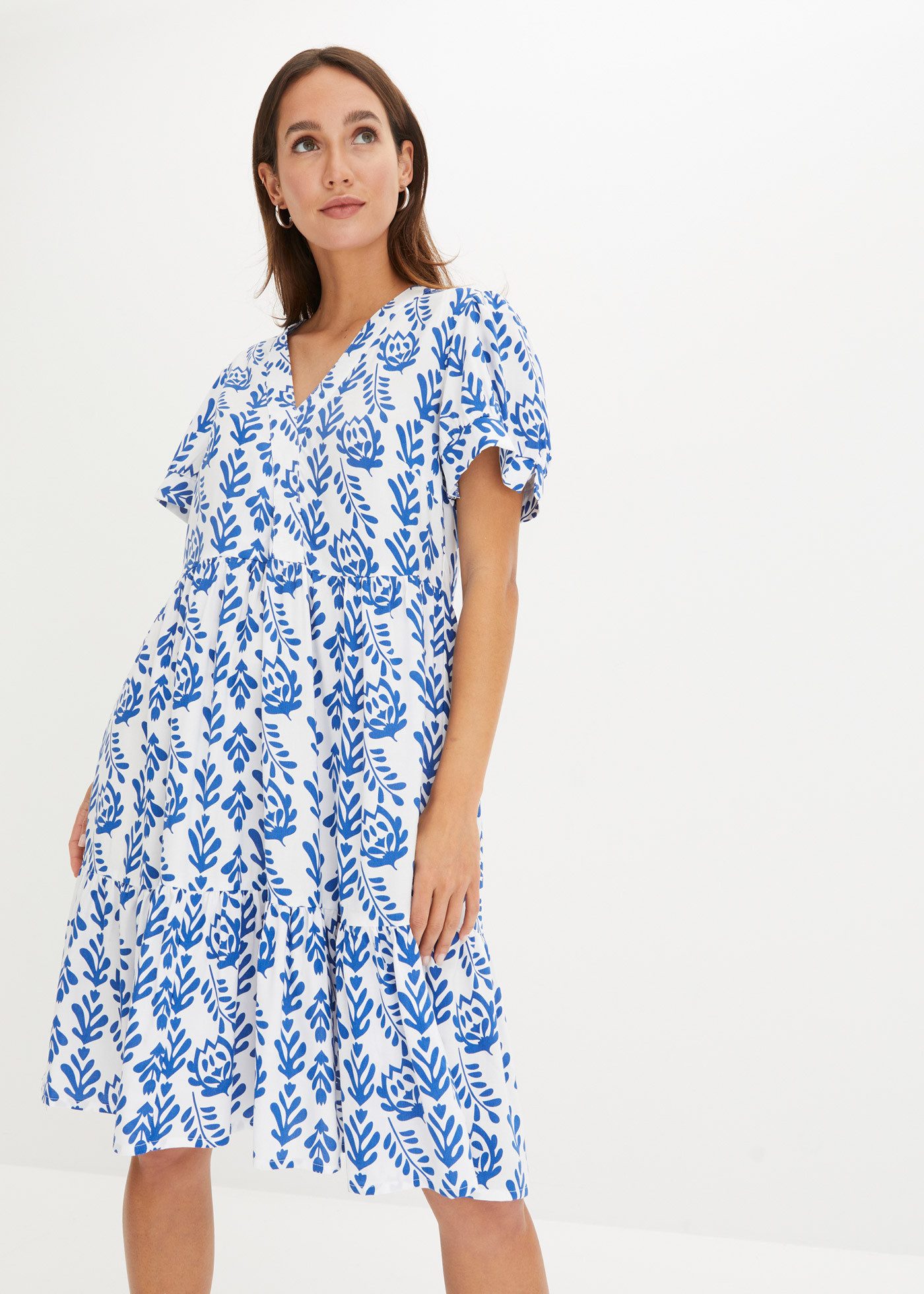 bonprix Tunikakleid (1-tlg) für Frühling und Sommer, aus reiner Viskose, mi günstig online kaufen