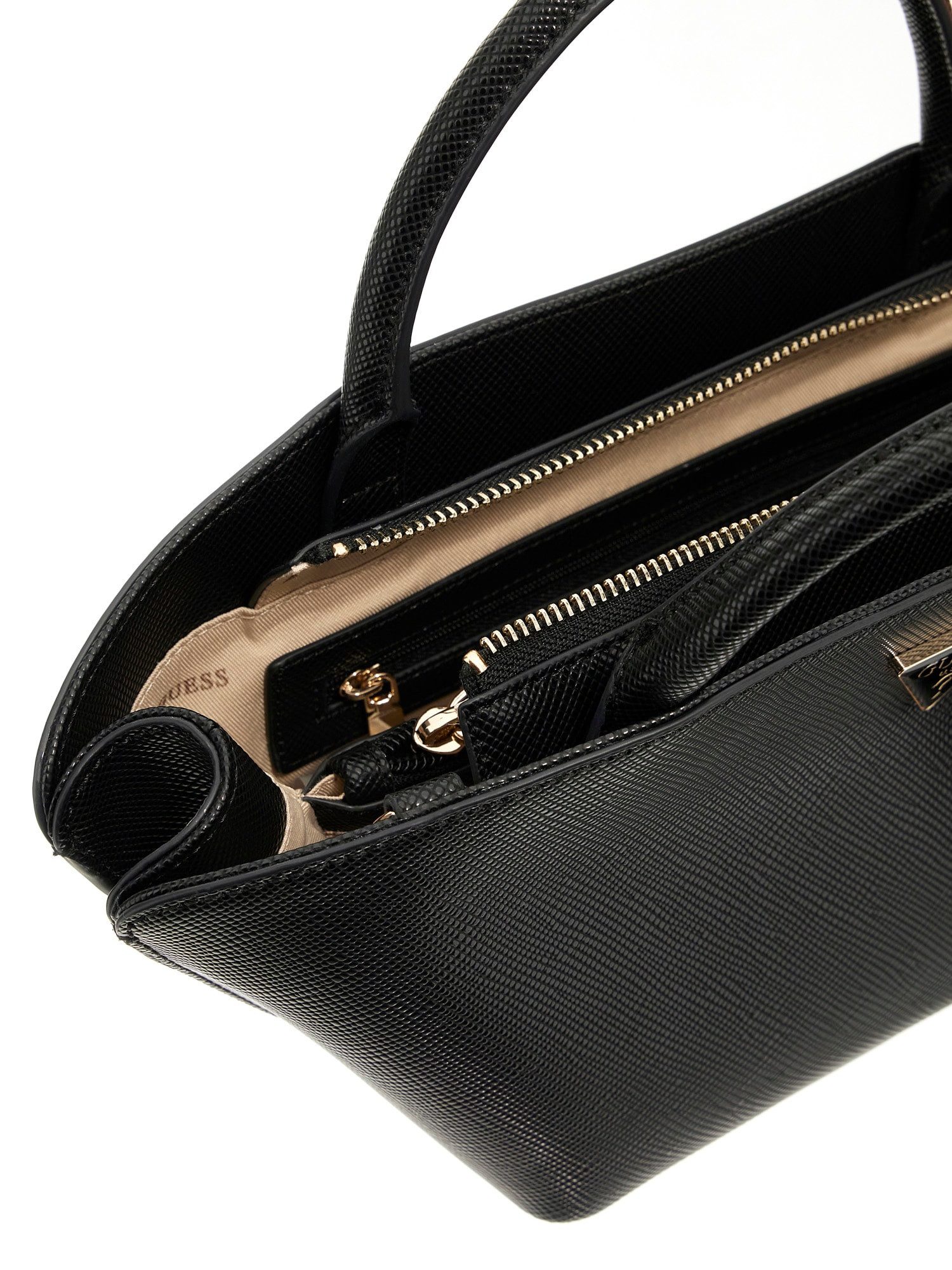Guess Umhängetasche HWZG9207760 BOLENA MINI SATCHEL Woman Schultertasche (Stück, 1), Logoschriftzug