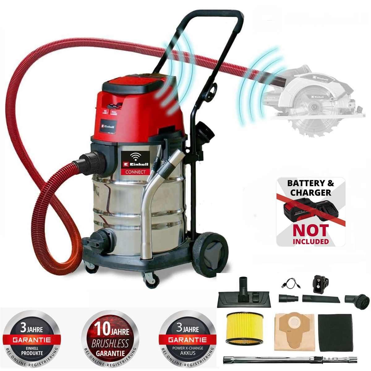 Einhell Akku-Tischkreissäge Einhell Tischkreissäge TE-TS 36/210 Li-Mit Akkus 4.0 Ah + Ladegerät