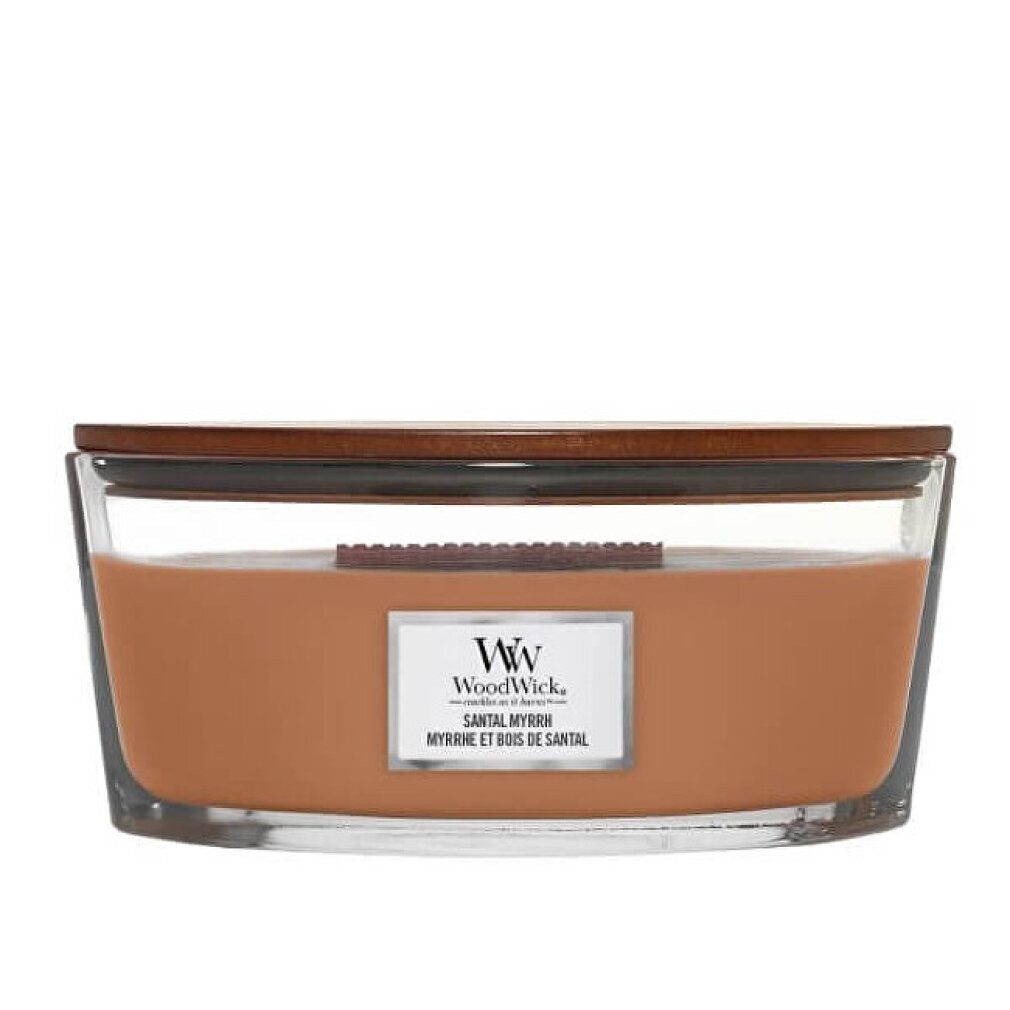 Woodwick Duftkerze WW Ellipse Santal Myrrhe