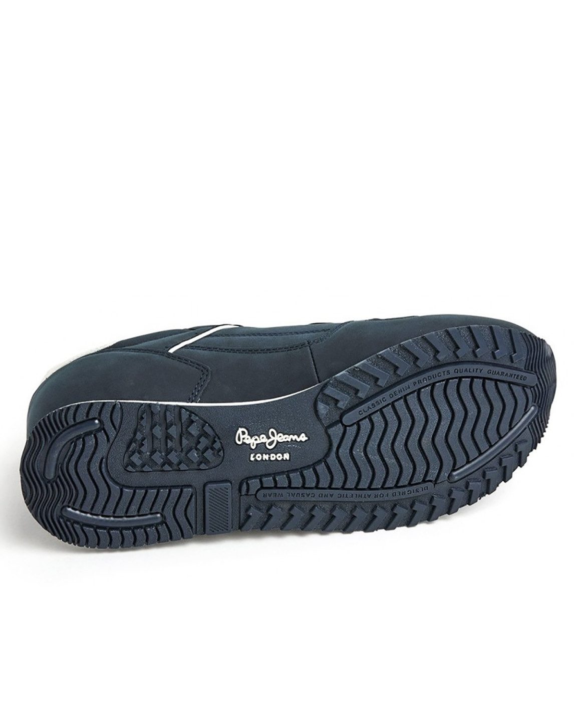 Pepe Jeans Navy Kunstleder Sneaker - London Street M Sneaker