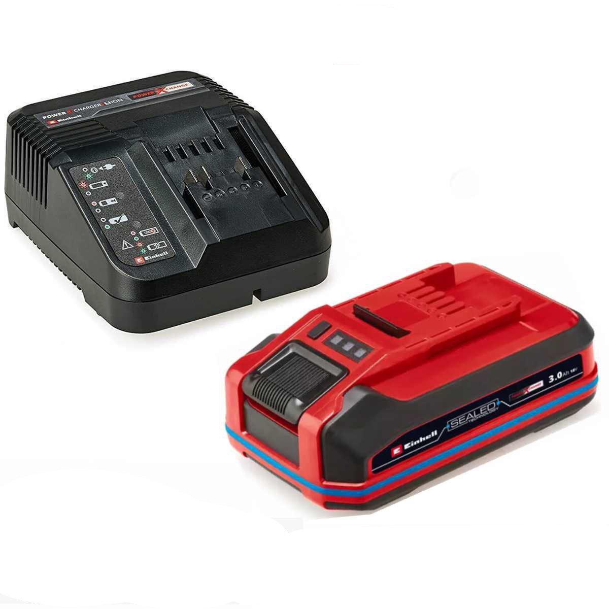 Einhell Starter Kit 18V 3,0 Ah SEALED 18 V Akku, wasser- & staubgeschützt, Zusatz-Akku