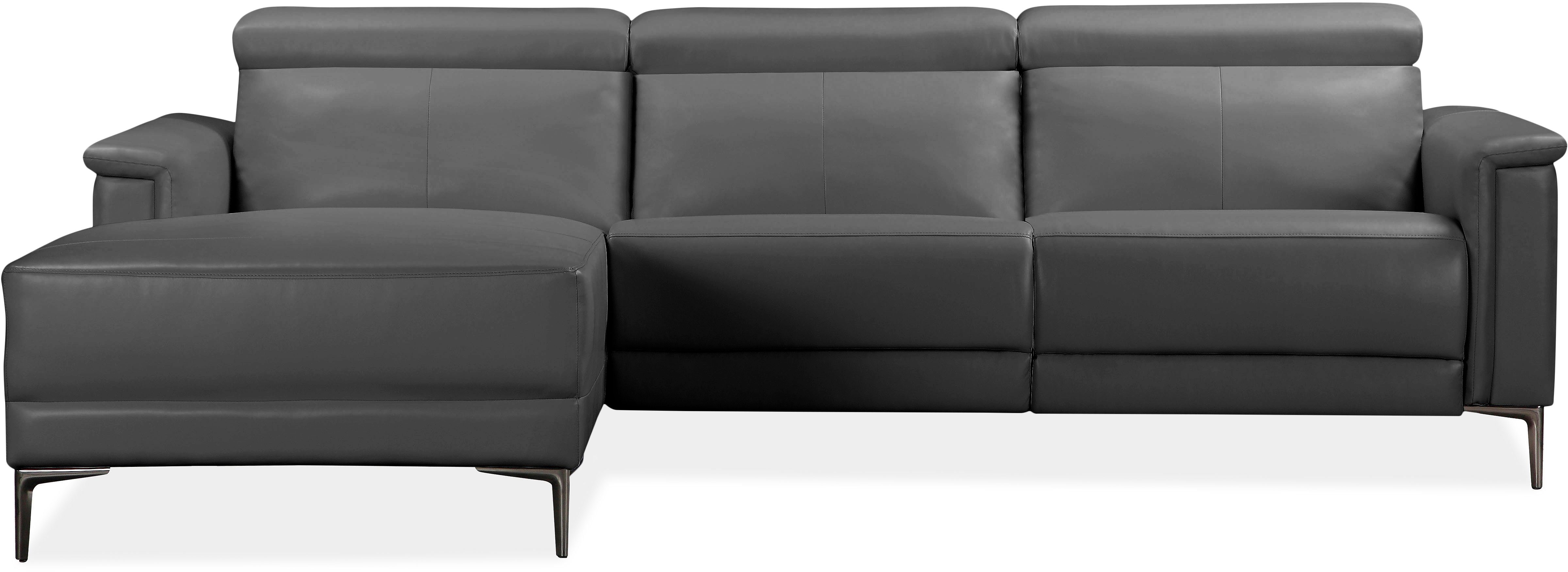 Home affaire Ecksofa LUND, L-Form, 261cm, man. o. elektr. Relaxfunktion (mit USB-A), und Kopfteilverstellung