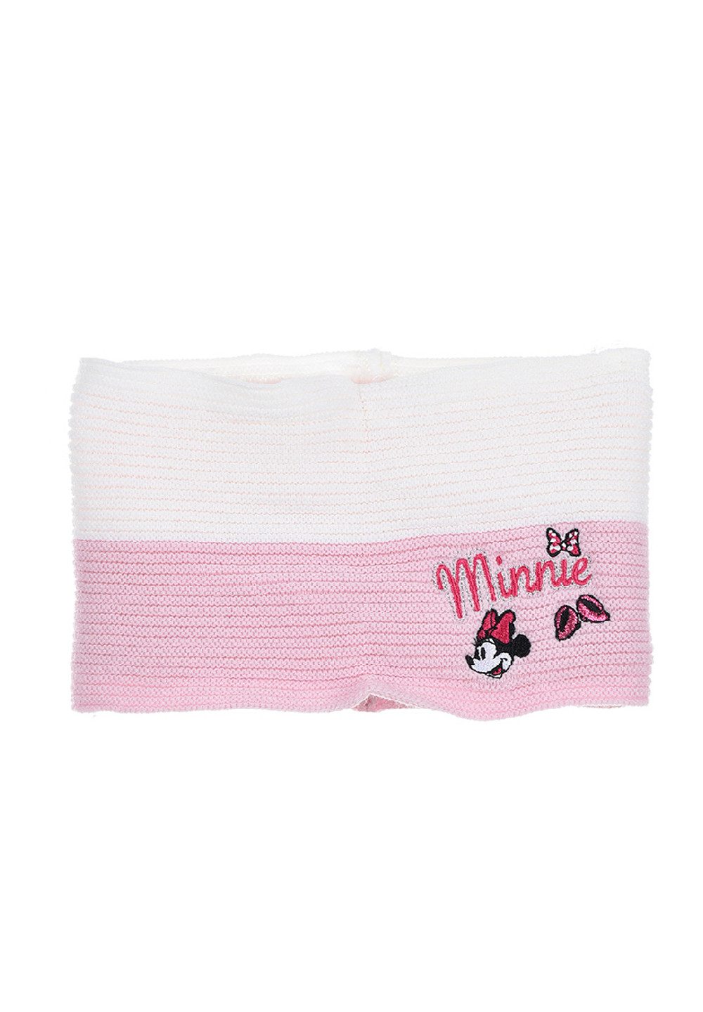 Disney Minnie Mouse Loop Kinder Mädchen Winter-Schal Strick-Schlauch-Schal Mini Maus
