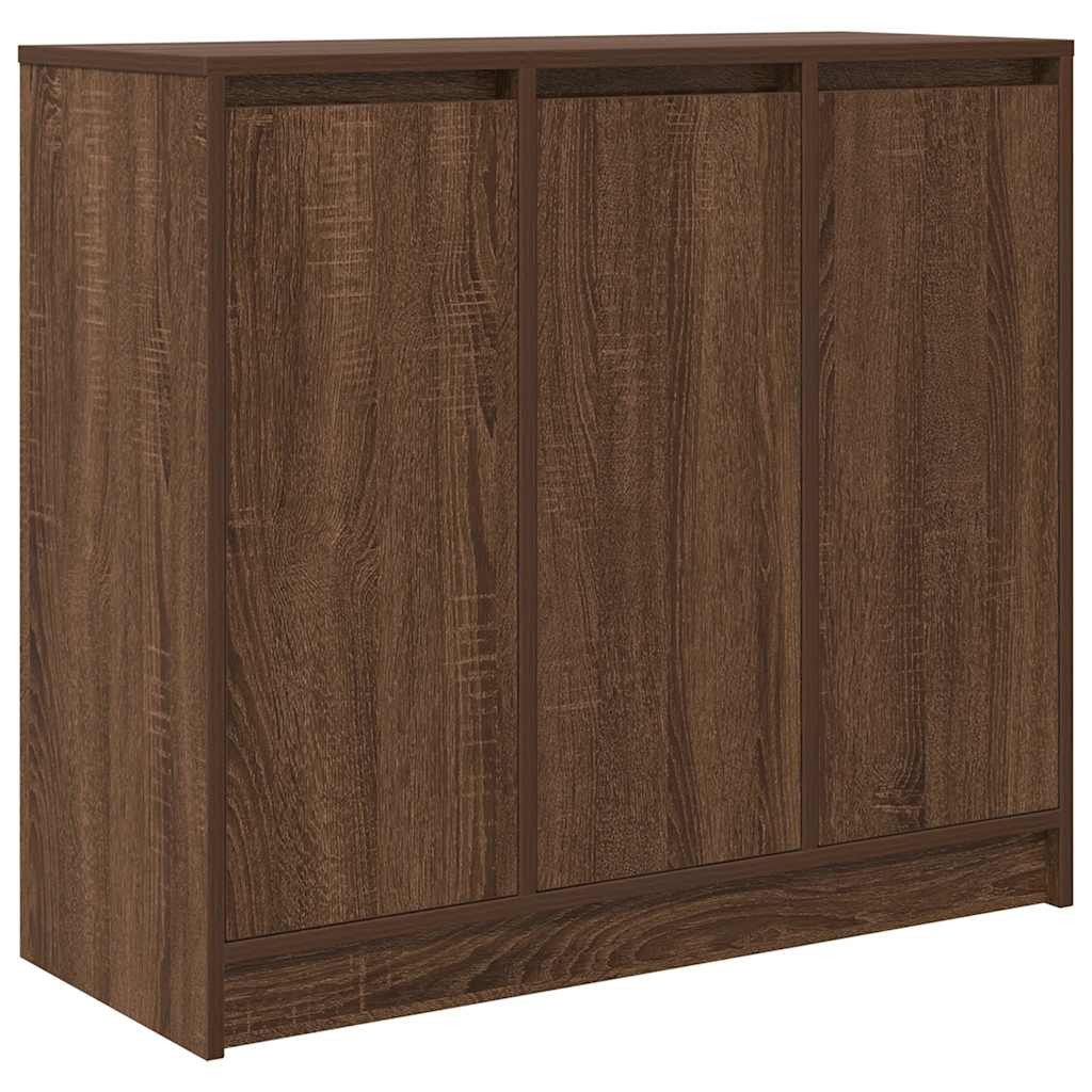 vidaXL Sideboard Sideboard Braun Eichen-Optik 85x34x76 cm Holzwerkstoff (1 günstig online kaufen