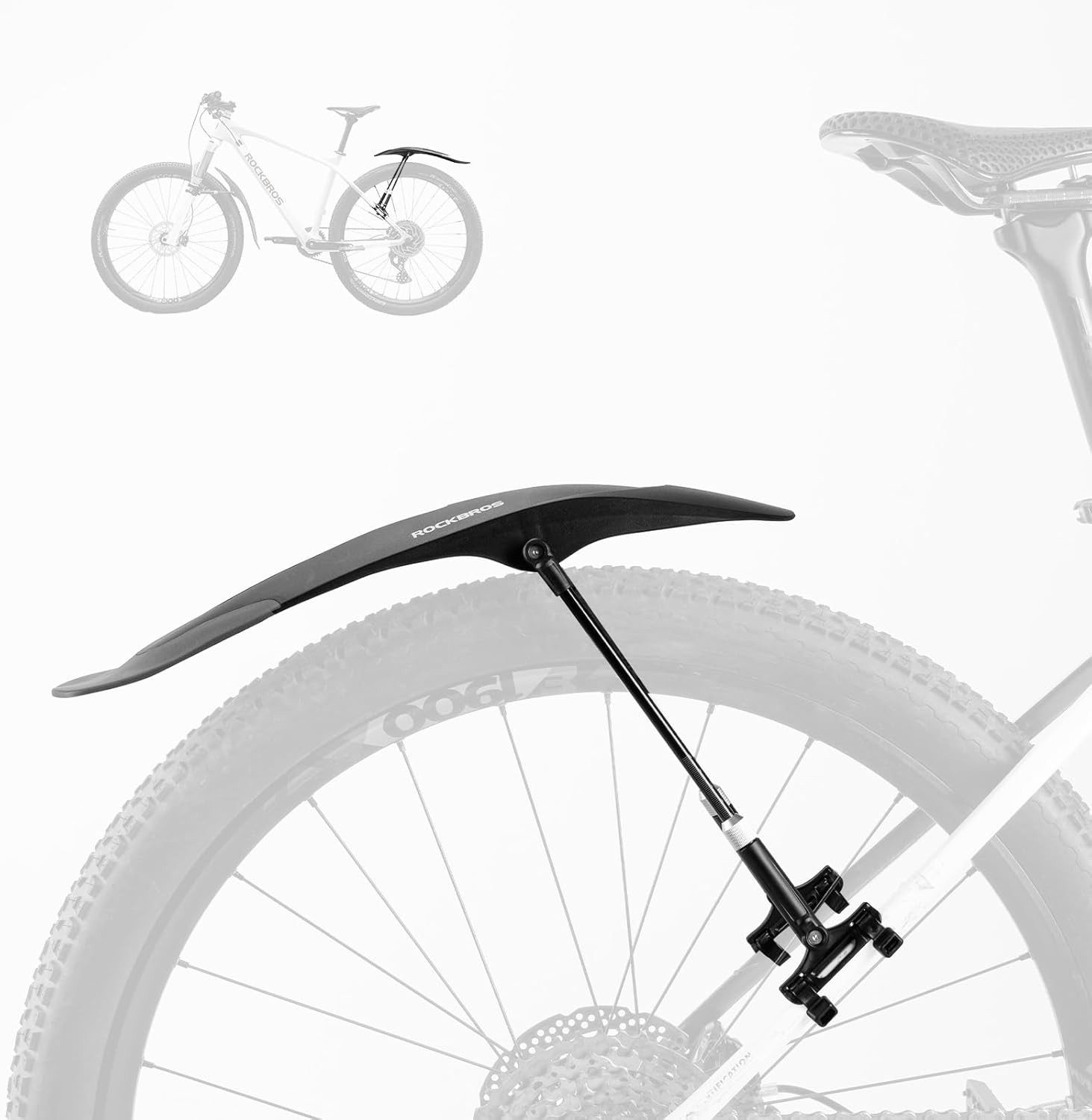 ROCKBROS Schutzblech Universal verstellbares Fahrrad Schutzblech-Set für 26-29 Zoll