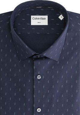 Calvin Klein Kurzarmhemd POPLIN LEAF PRINT SLIM SHIRT