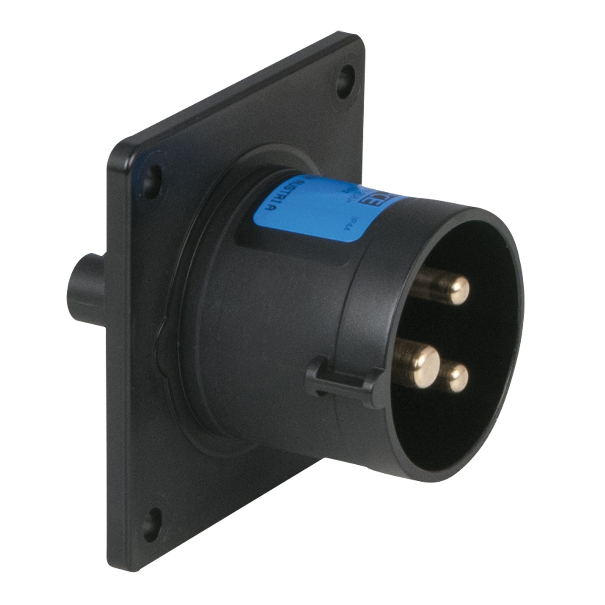 PCE Вилка cee PCE CEE 16 A/240 V - 3-pin Socket male Schwarz - IP44
