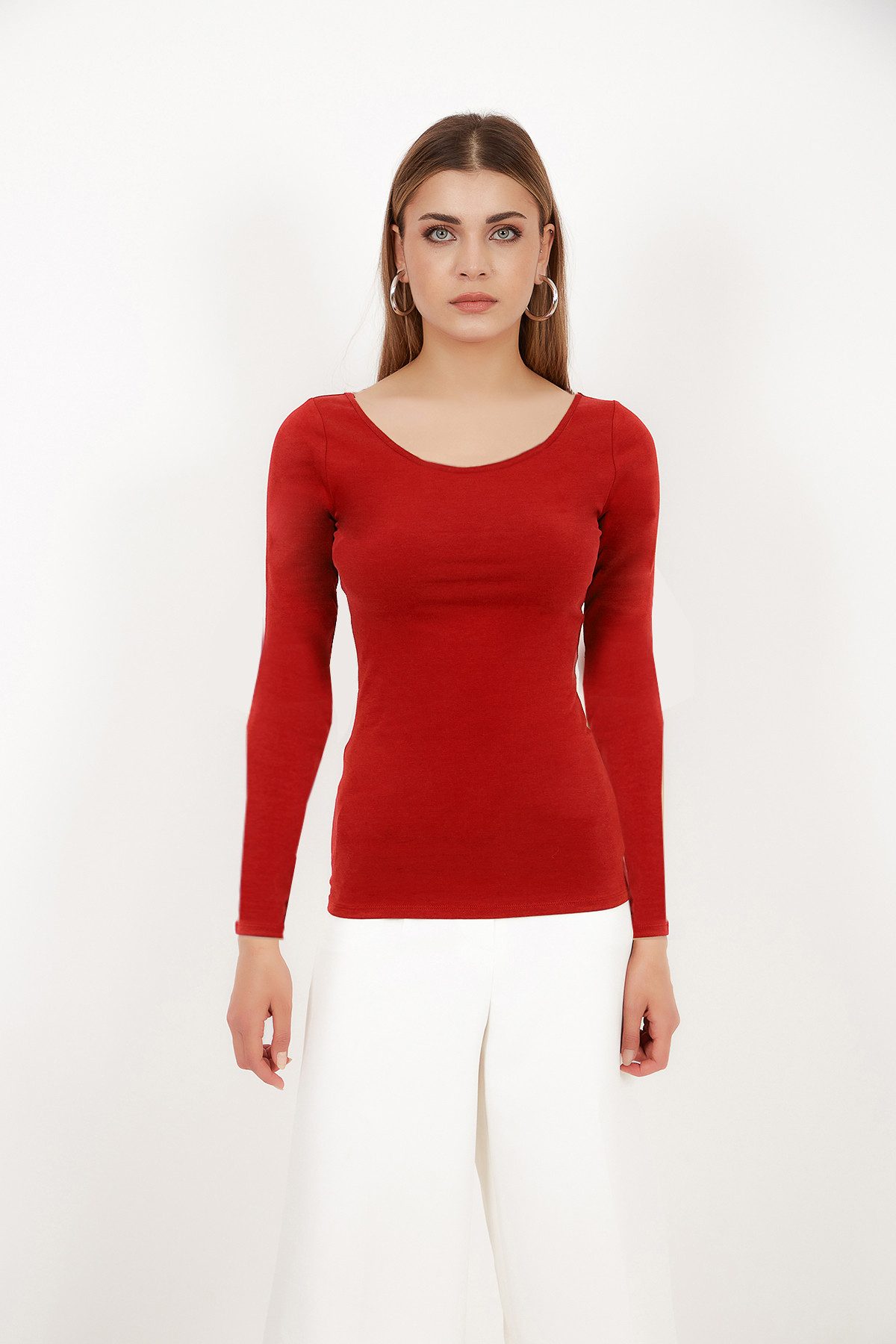 Vivienne Fashion Langarmshirt Hochwertige Modal Langarmshirt günstig online kaufen