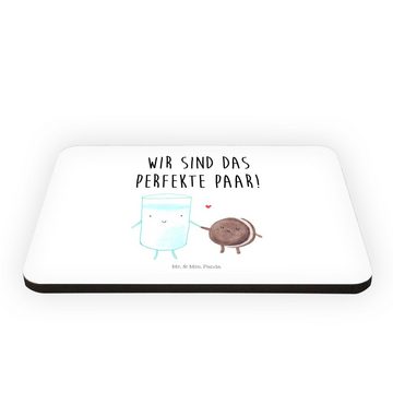 Mr. & Mrs. Panda Magnet Milch Keks - Weiß - Geschenk, Pinnwandmagnet, Tiermotive, Notiz Magne (1-St), Supermagnetisch