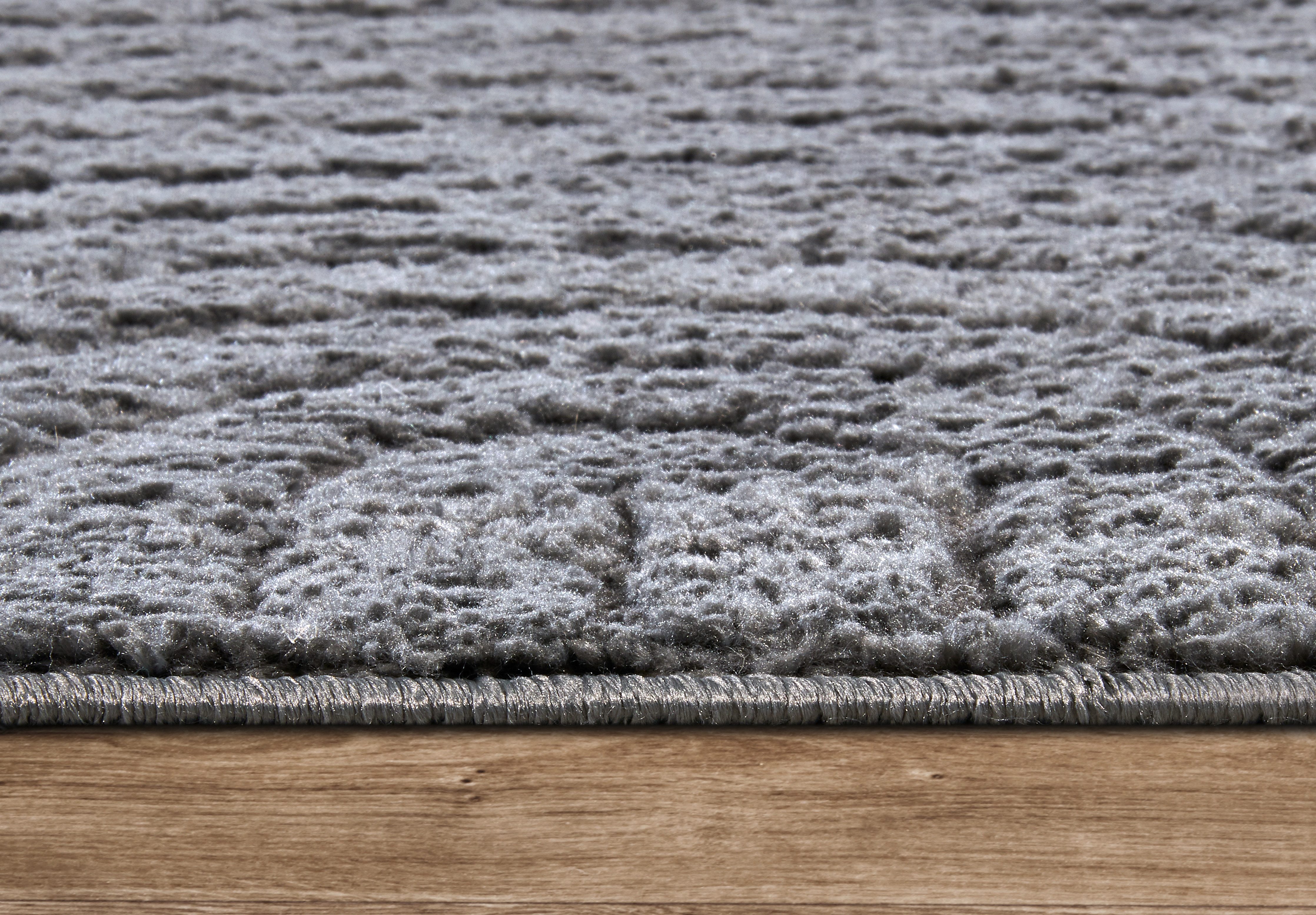 ELLE DECORATION Designteppich Cosy Panglao, auch als Rundteppich erhältlich, rechteckig, Höhe: 14 mm, uni Kurzflor, Hoch Tief Struktur, modern, Skandi, Boho, Wo – Bild 5 von 5