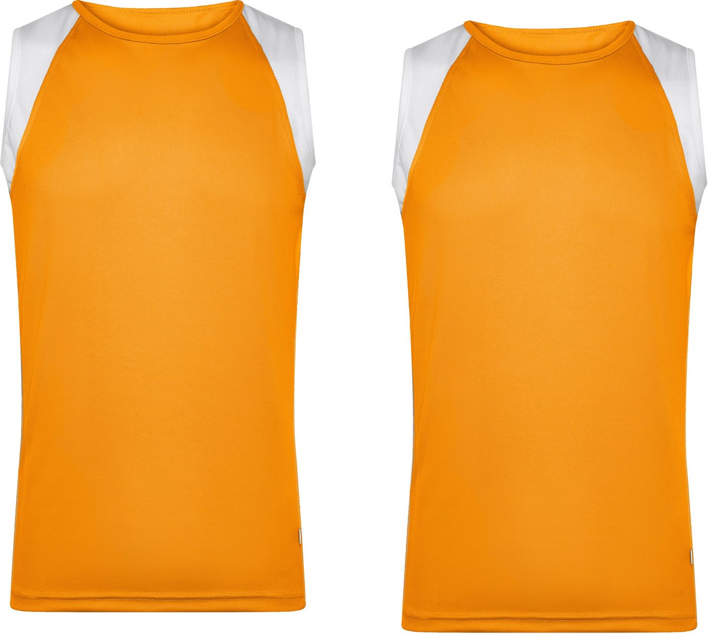 James & Nicholson Laufshirt Doppelpack Atmungsaktives Herren Running Top JN395 (Doppelpack, 2 Stück) Feuchtigkeitsregulierend, schnell trocknend, leicht und komfortabel