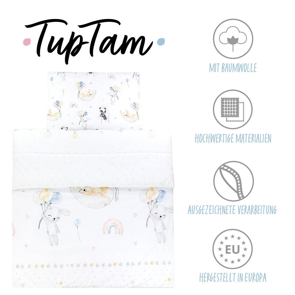 TupTam Kinderbettdecke Kinder Gemusterte Bettdecken Set günstig online kaufen