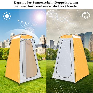 NUODWELL Faltzelt Camping Duschzelt, Tragbares Umkleidezelt wasserdichtes Toilettenzelt