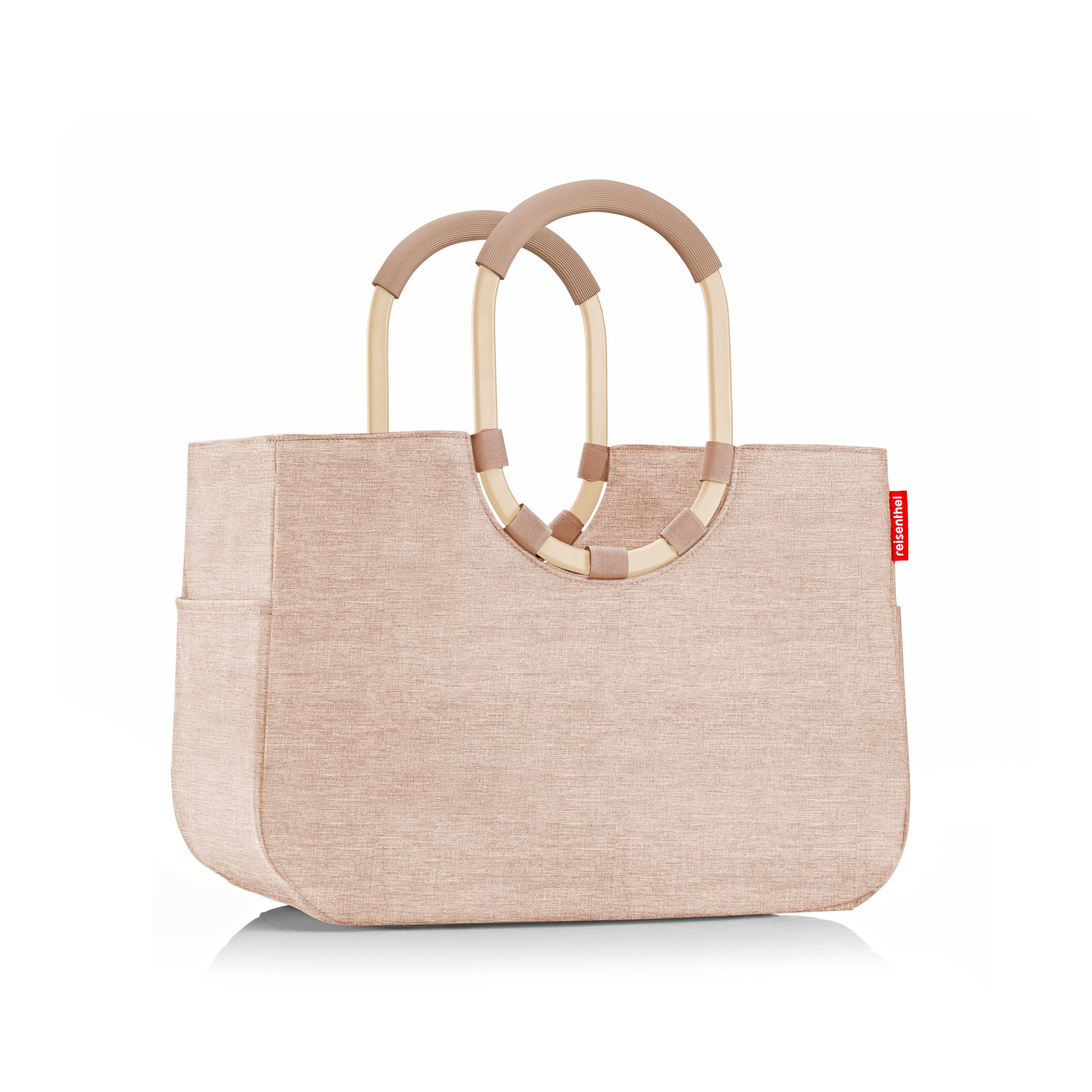 REISENTHEL® Shopper loopshopper L (1-tlg), gepolsterte Griffe, Standfüße, Reißverschlusstasche, Stecktaschen
