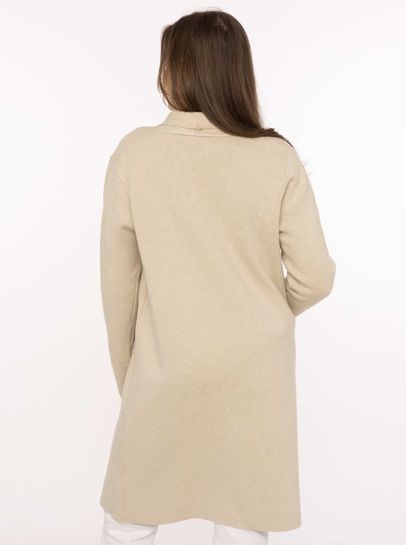 Zwillingsherz Cardigan Strickjacke mit Kragen "Jessi" – Bild 4 von 5