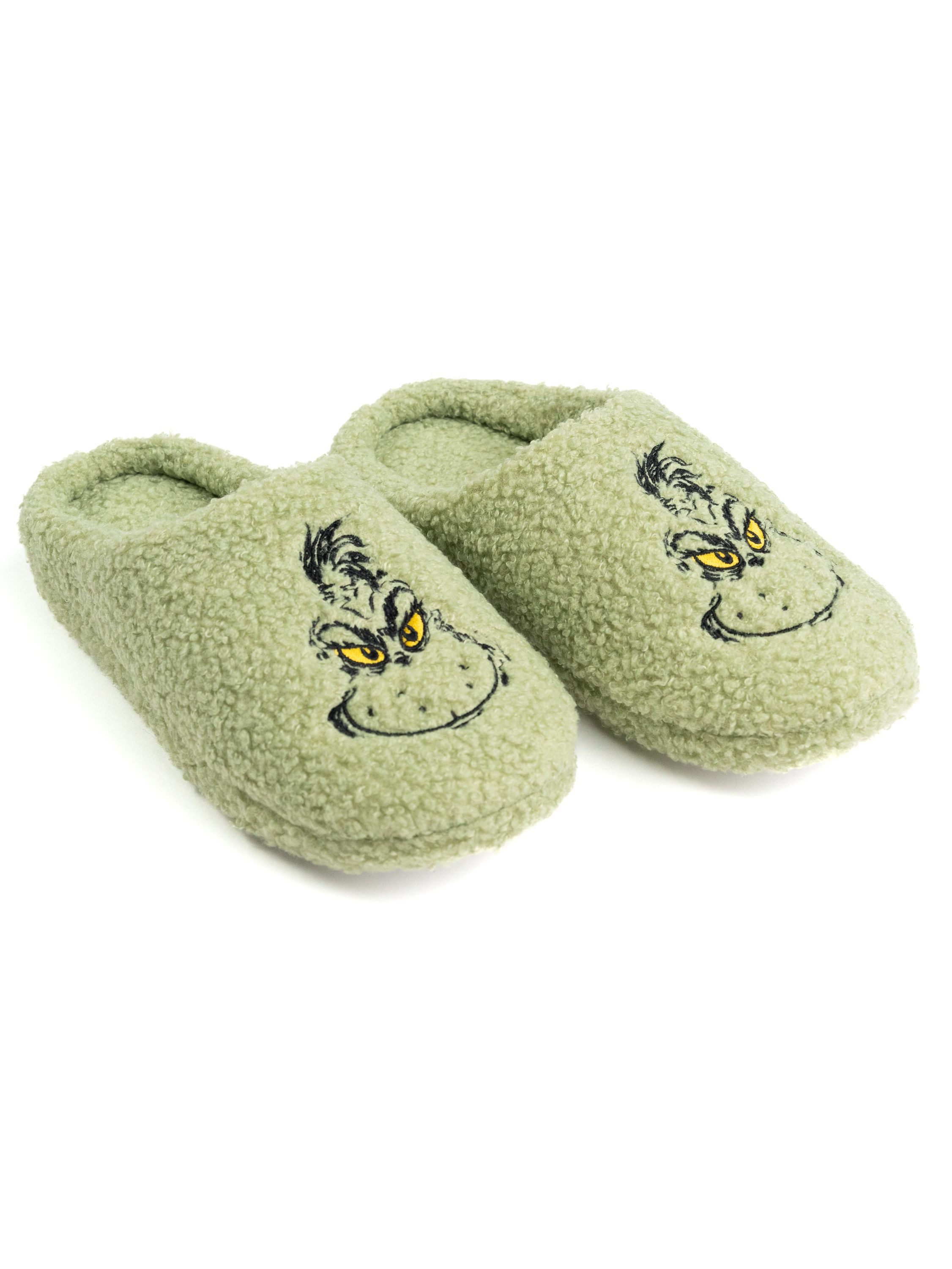 United Labels® The Grinch Hausschuhe Slipper Pantoffeln Puschen Schlappen Hausschuh – Bild 3 von 5