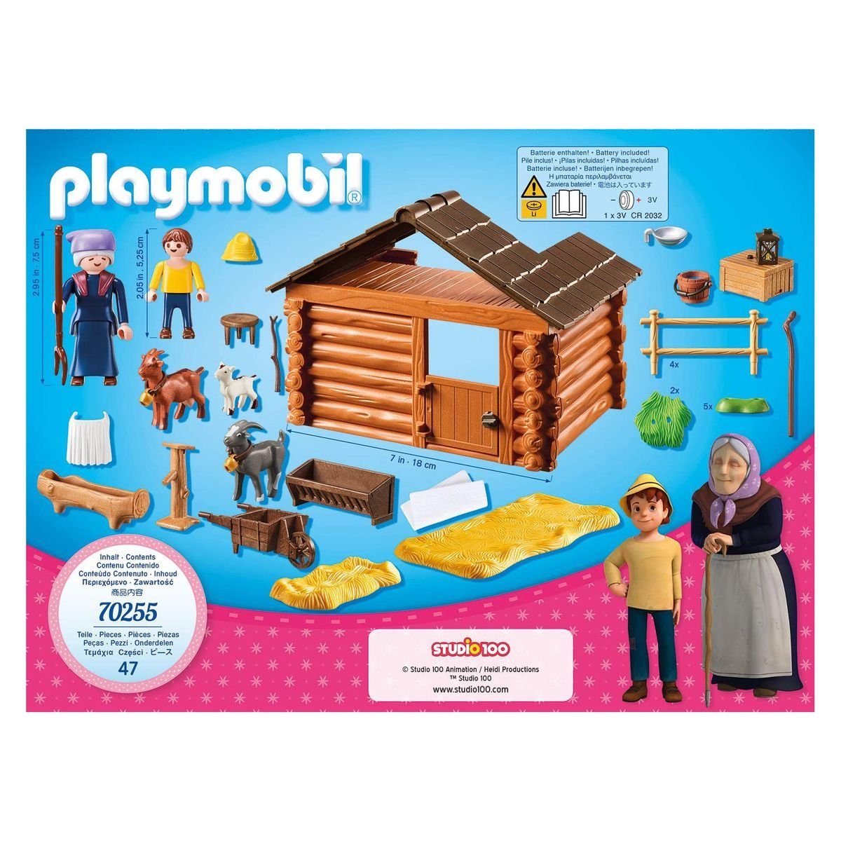 Heidi Peters - - 70255 Spielwelt Ziegenstall PLAYMOBIL® Playmobil®