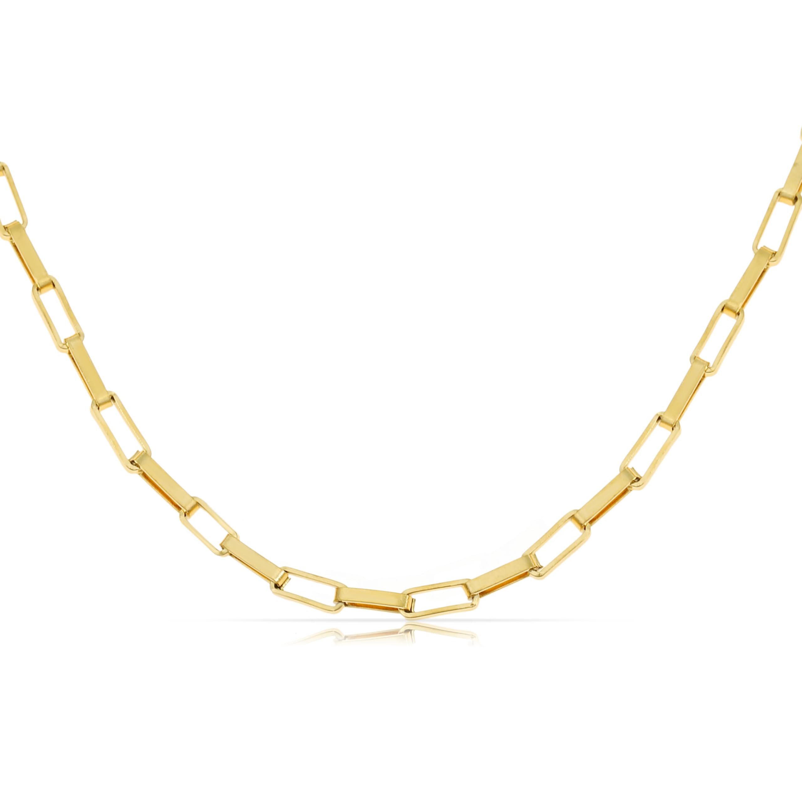 Made by Nami Gliederkette für Damen in Gold Edelstahl Sommer Schmuck, 40 + 5 cm Länge Geschenk für Sie Wasserfest