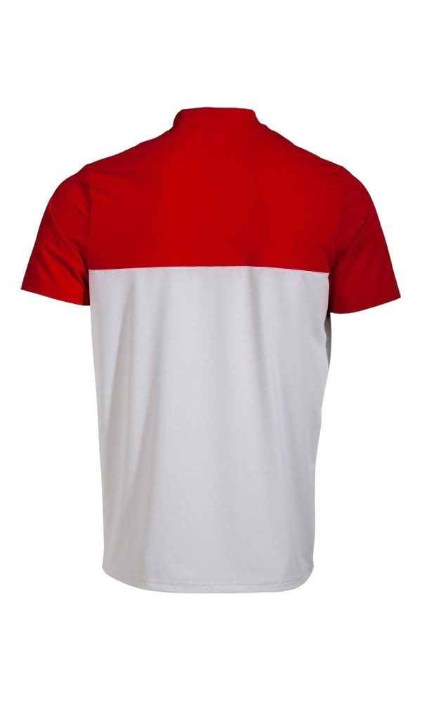 Joma Poloshirt Smash (elastisch, atmungsaktiv) weiss/rot günstig online kaufen
