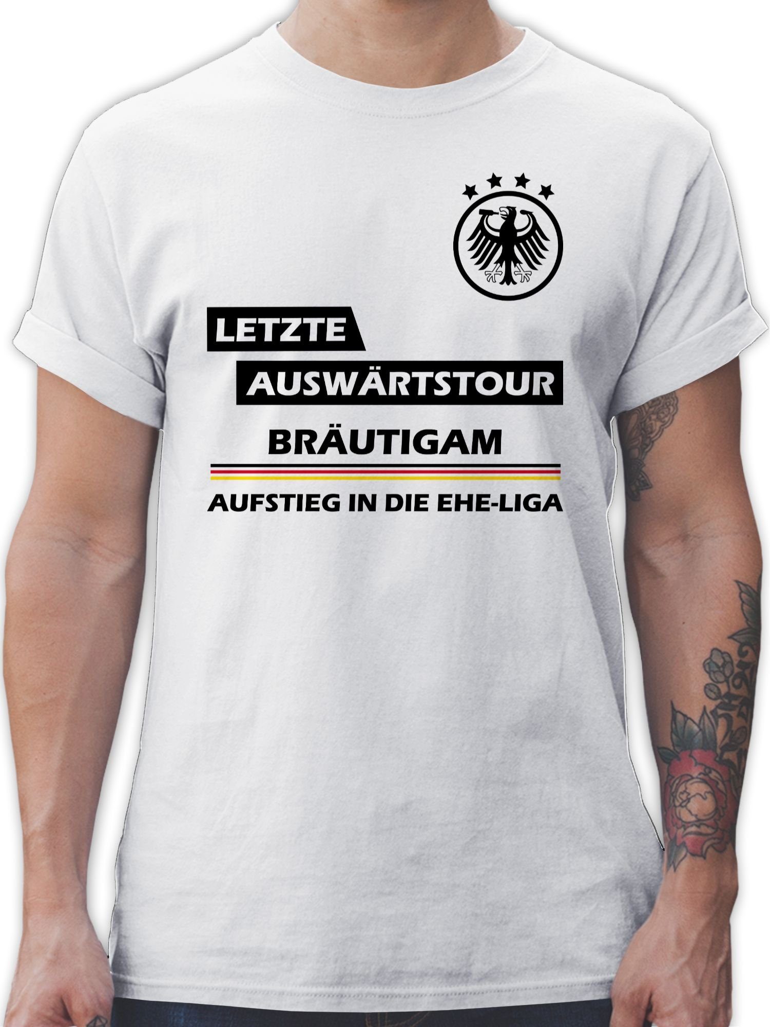 T-Shirt Letzte Auswärtstour Bräutigam