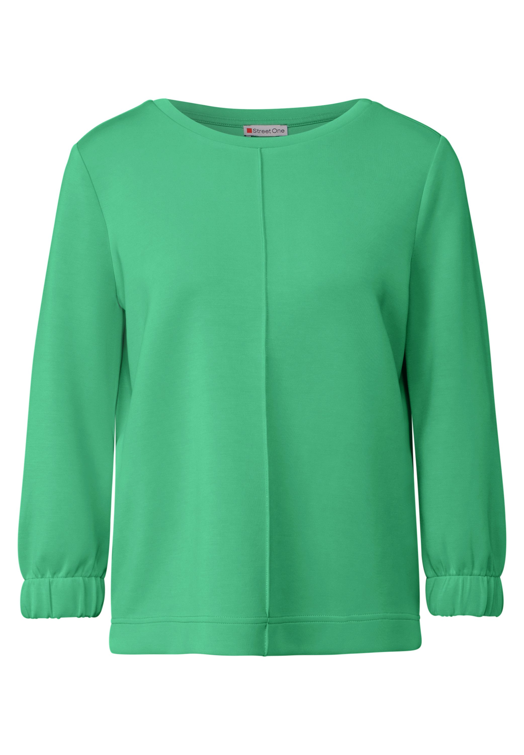 STREET ONE Langarmshirt Silk-Look Shirt günstig online kaufen