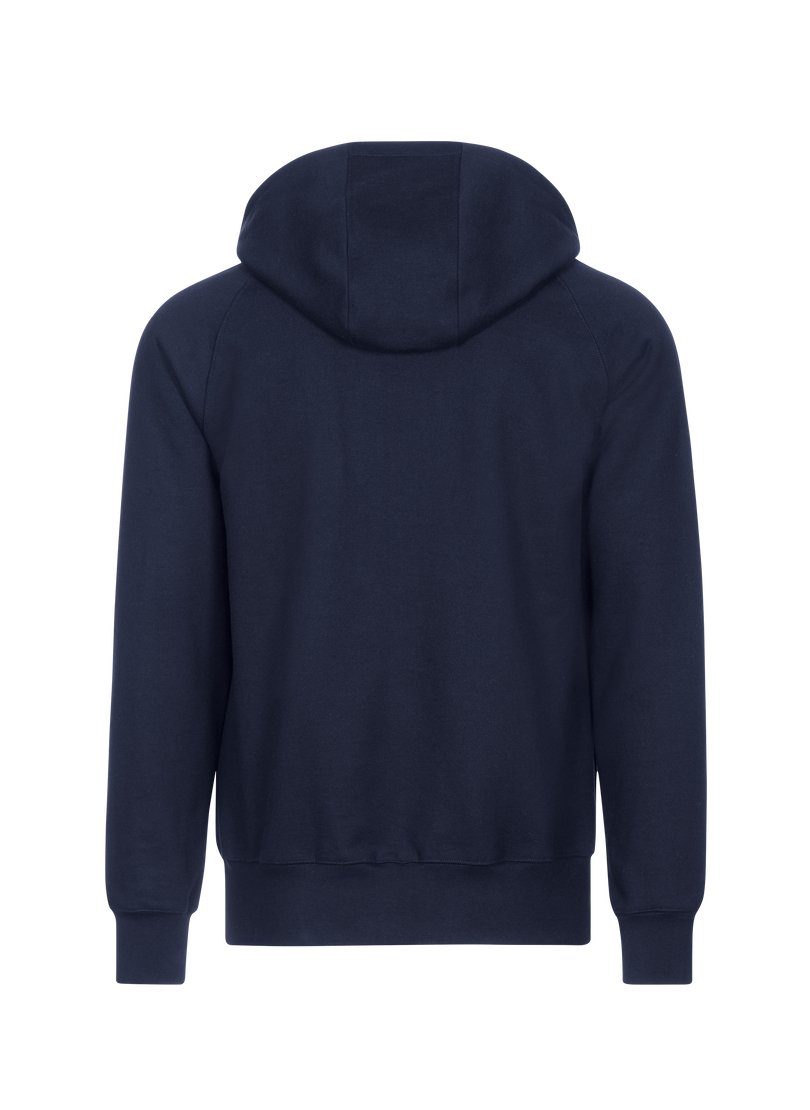 mit Kapuze Sweatjacke TRIGEMA Sweatjacke Trigema navy