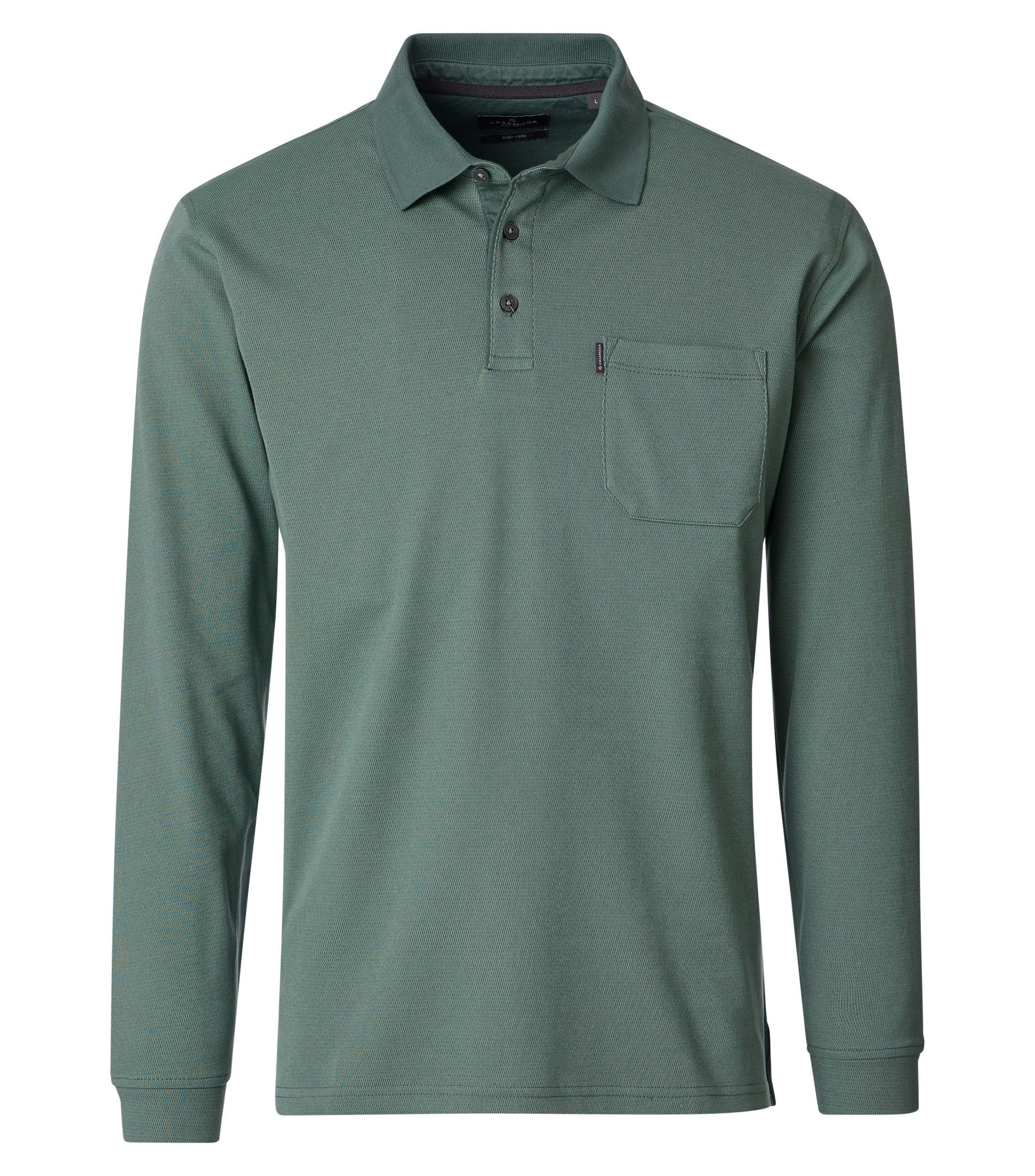 CASAMODA Langarm-Poloshirt CASAMODA Polo-Shirt Langarm gestreift günstig online kaufen